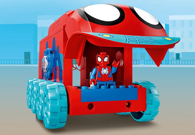 LEGO Marvel 10791 Le QG mobile de l’équipe Spidey, Jouet Enfants 4  Ans avec Minifigurines Miles Morales et Black Panther, Série Spidey et ses  Amis Extraordinaires pas cher 