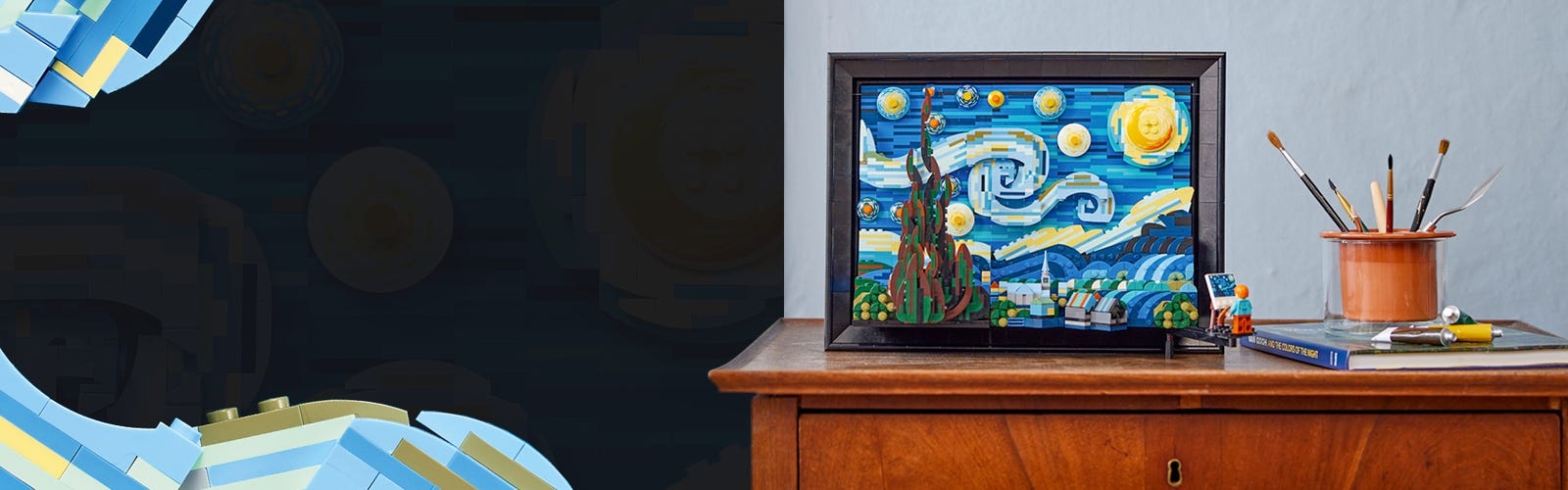 New LEGO Vincent Van Gogh Minifigure idea106 21333 The Starry Night  Painting