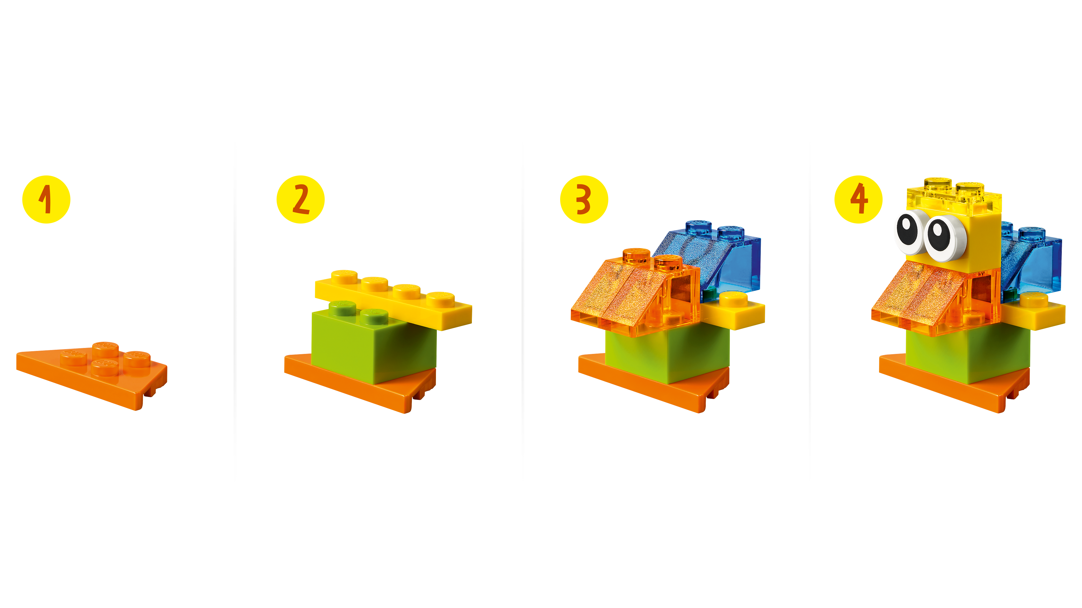 LEGO Classic Briques transparentes créatives 11013 Ensemble de