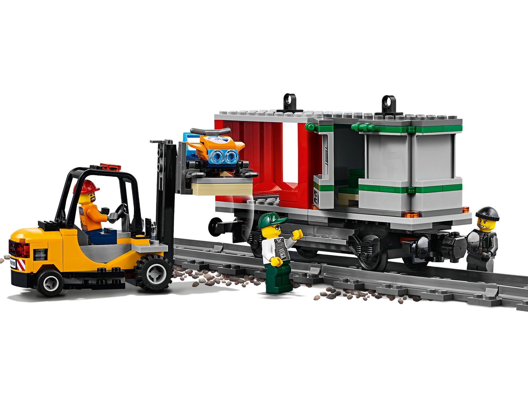 Lego City 60198 Cargo Train with Powered Up App Speed Build 