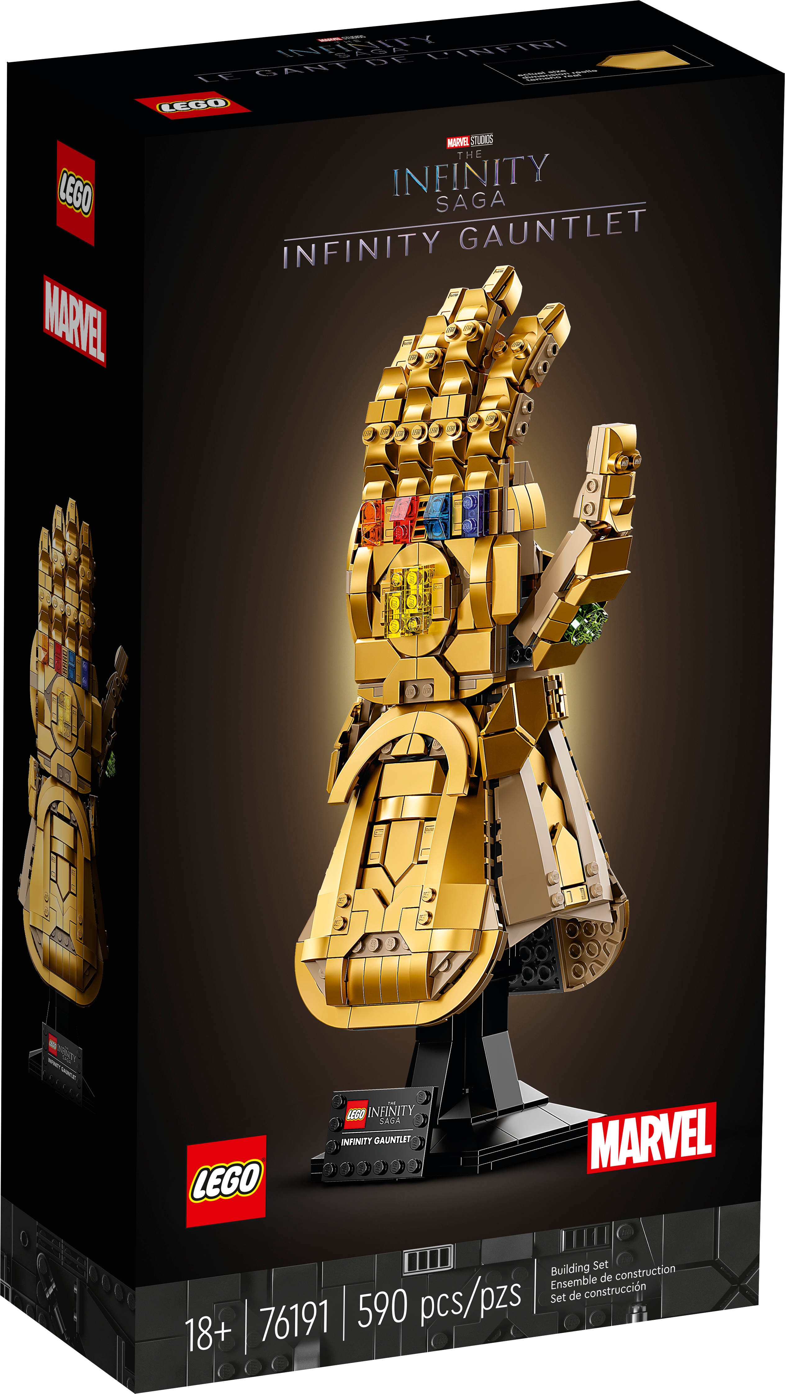 LEGO Adulte 76191 Marvel Le Gant de l'Infini - Thanos - Deals COCO
