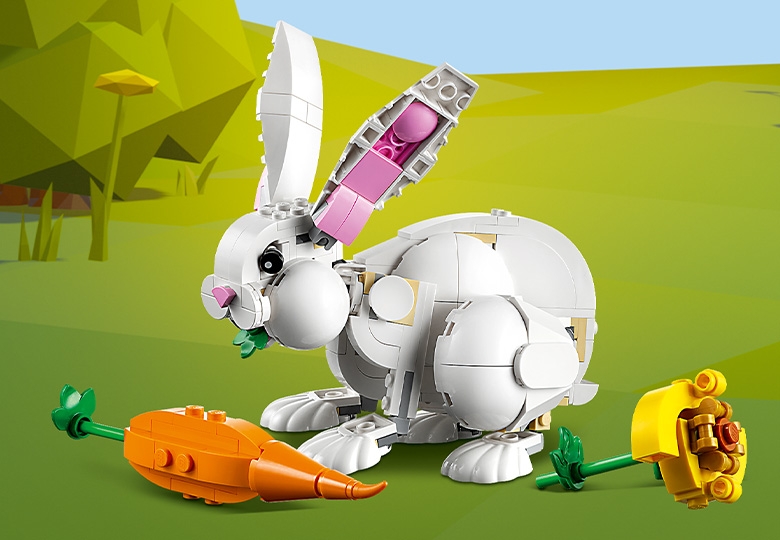 Rabbit lego best sale