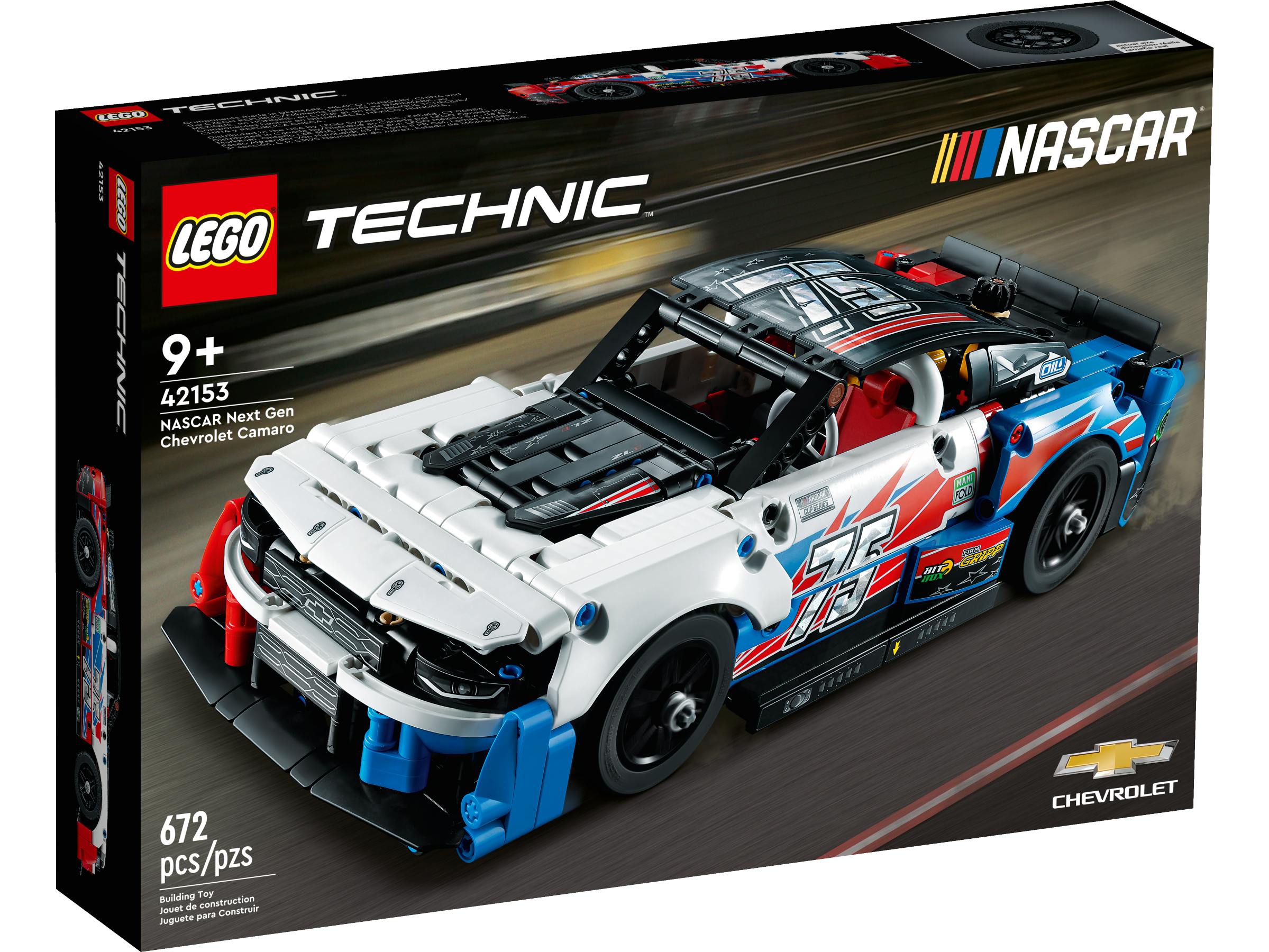 Gezond Aanhoudend Bekwaam NASCAR® Next Gen Chevrolet Camaro ZL1 42153 | Technic™ | Buy online at the  Official LEGO® Shop US
