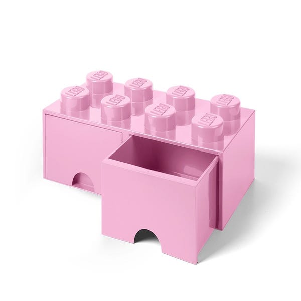 Room Copenhagen Lego Storage Brick 4, medium pink
