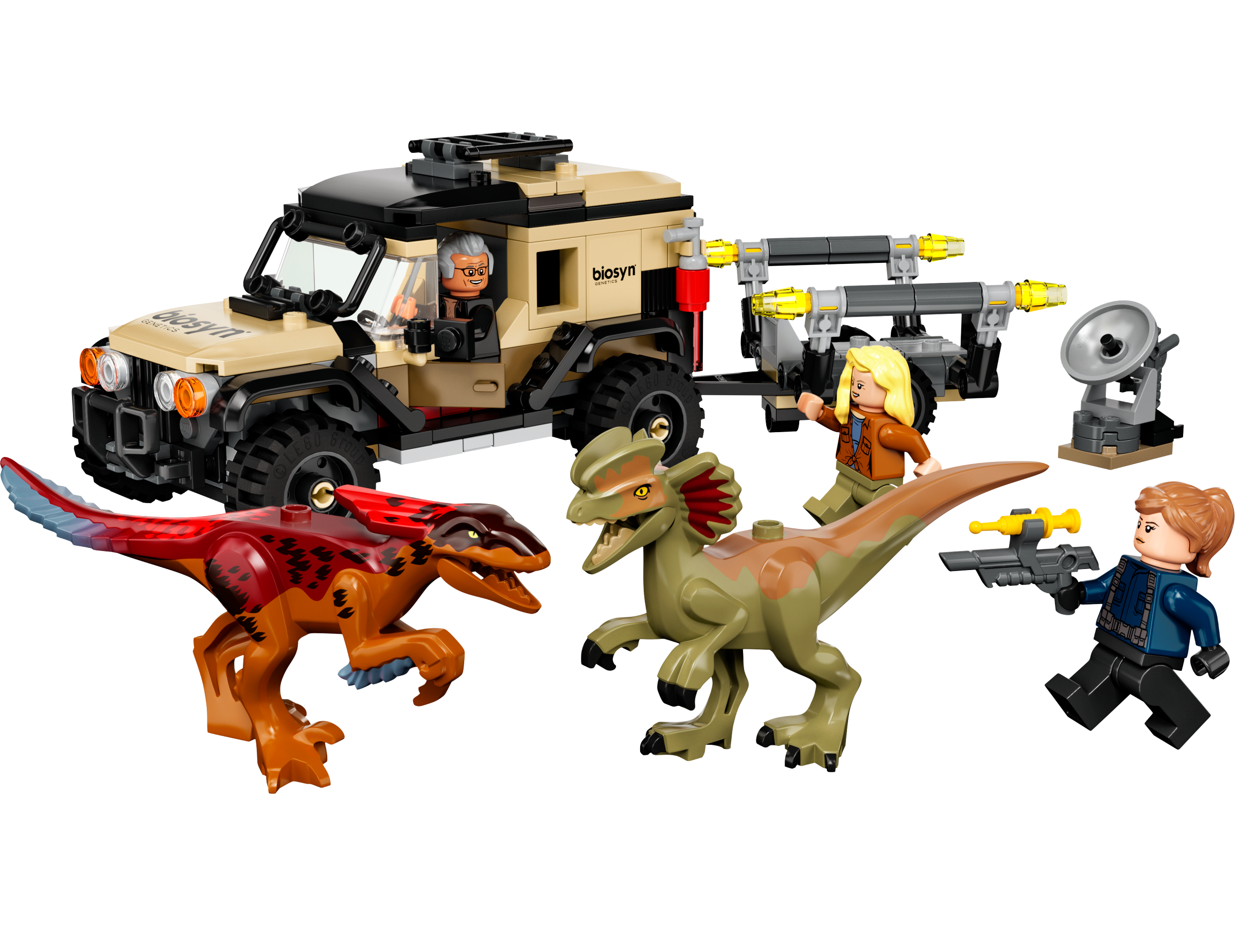 Pyroraptor & Dilophosaurus Transport 76951 | Jurassic World™ | Buy online the Official LEGO® Shop US