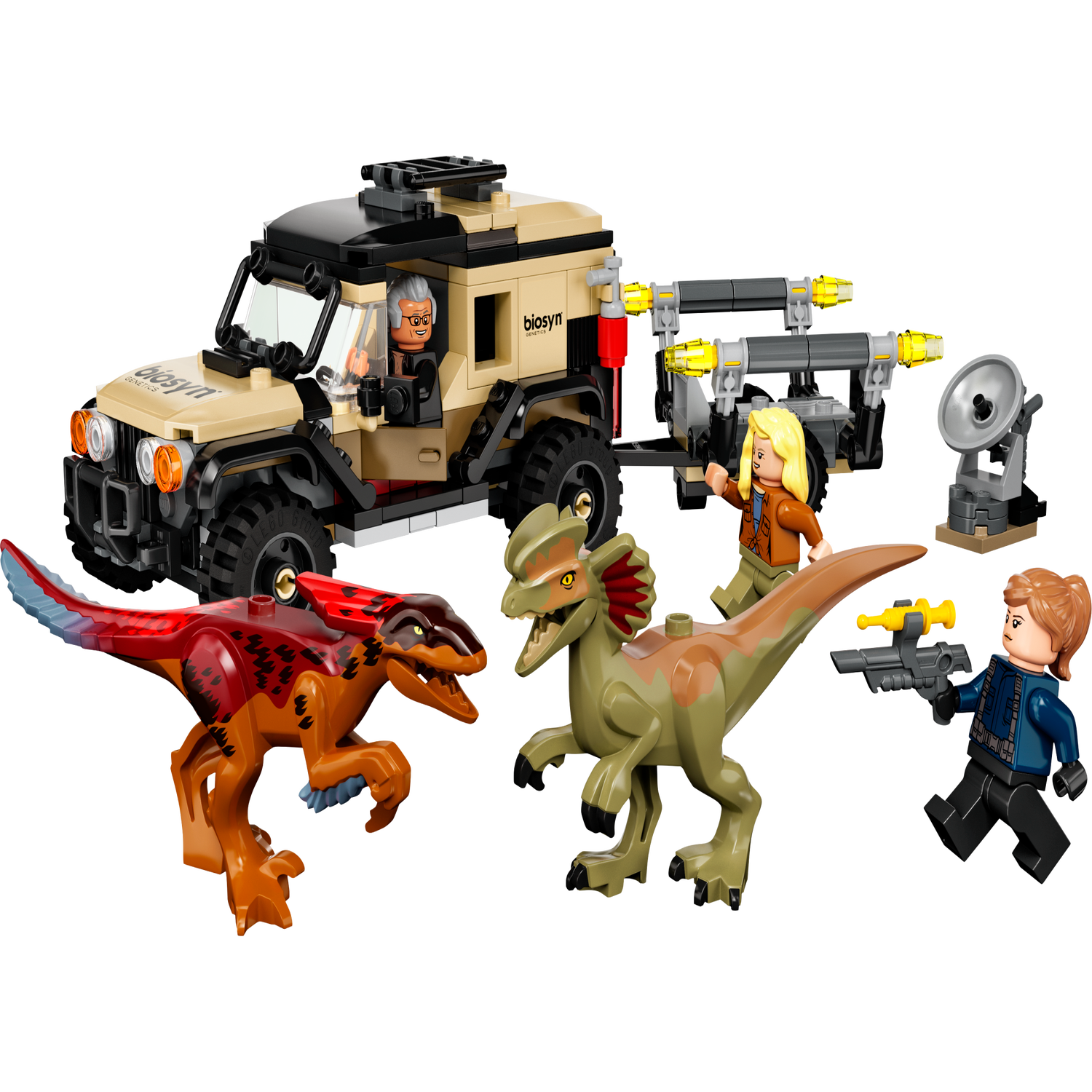 76951 - LEGO® Jurassic World - Le transport du Pyroraptor et du