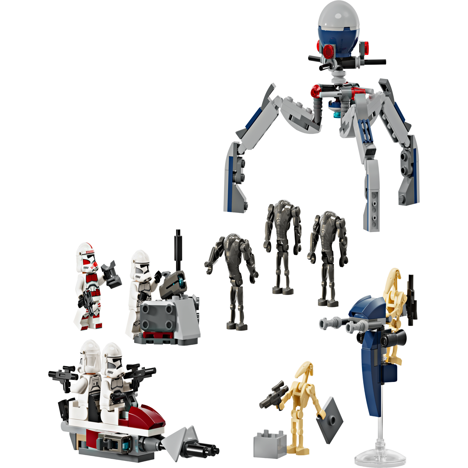 LEGO® Star Wars™ Clone Trooper™ & Battle Droid™ Battle Pack 75372