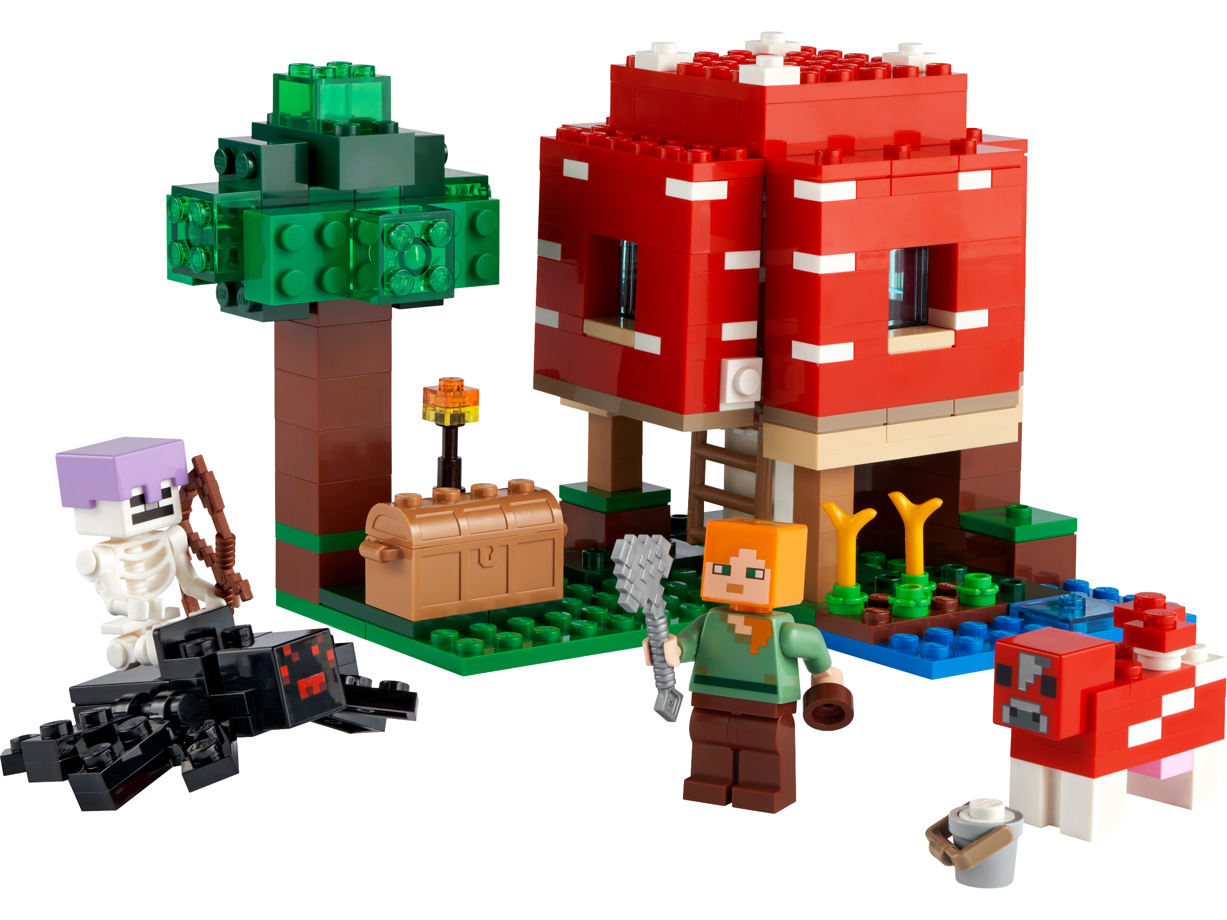Lego 21179 Minecraft The Mushroom House