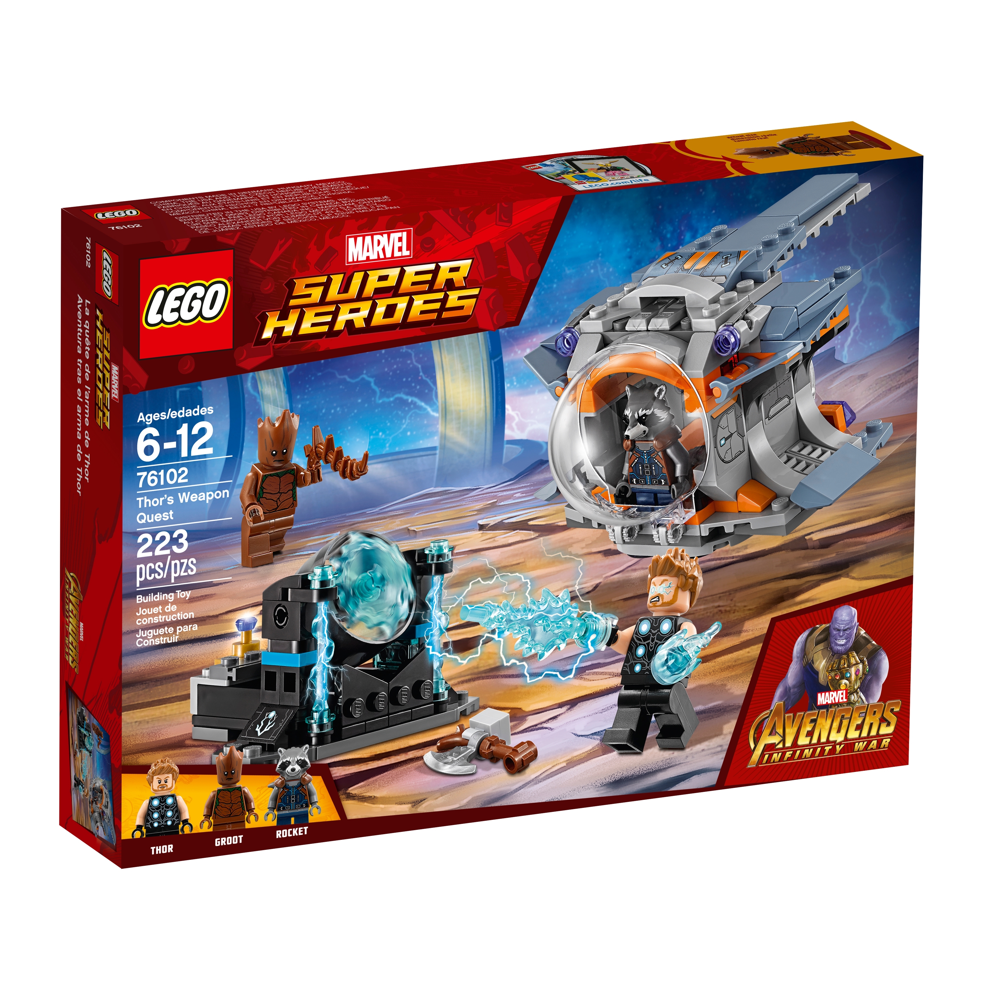 Thor's Weapon 76102 | Marvel | online at Official LEGO® Shop US