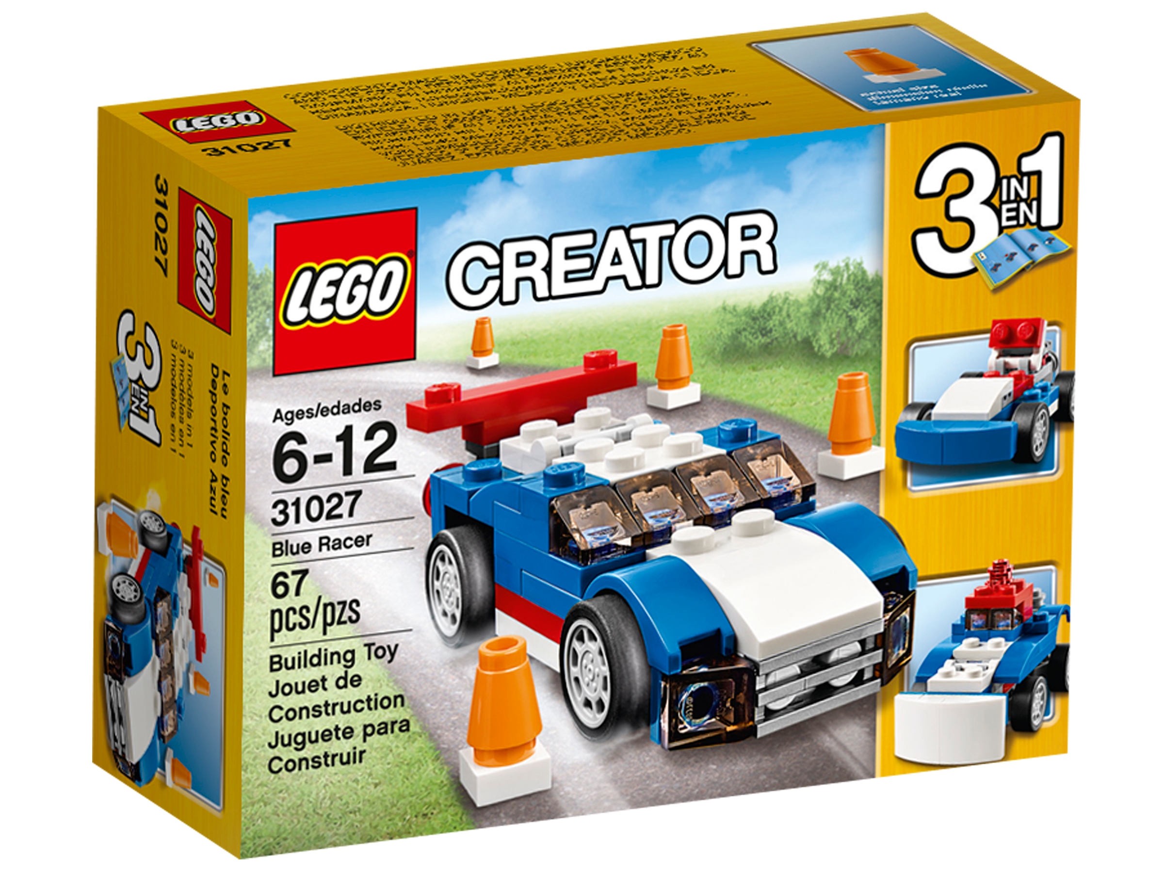 LEGO coche deportivo 3 en 1 Creator (31127) – MANCHATOYS