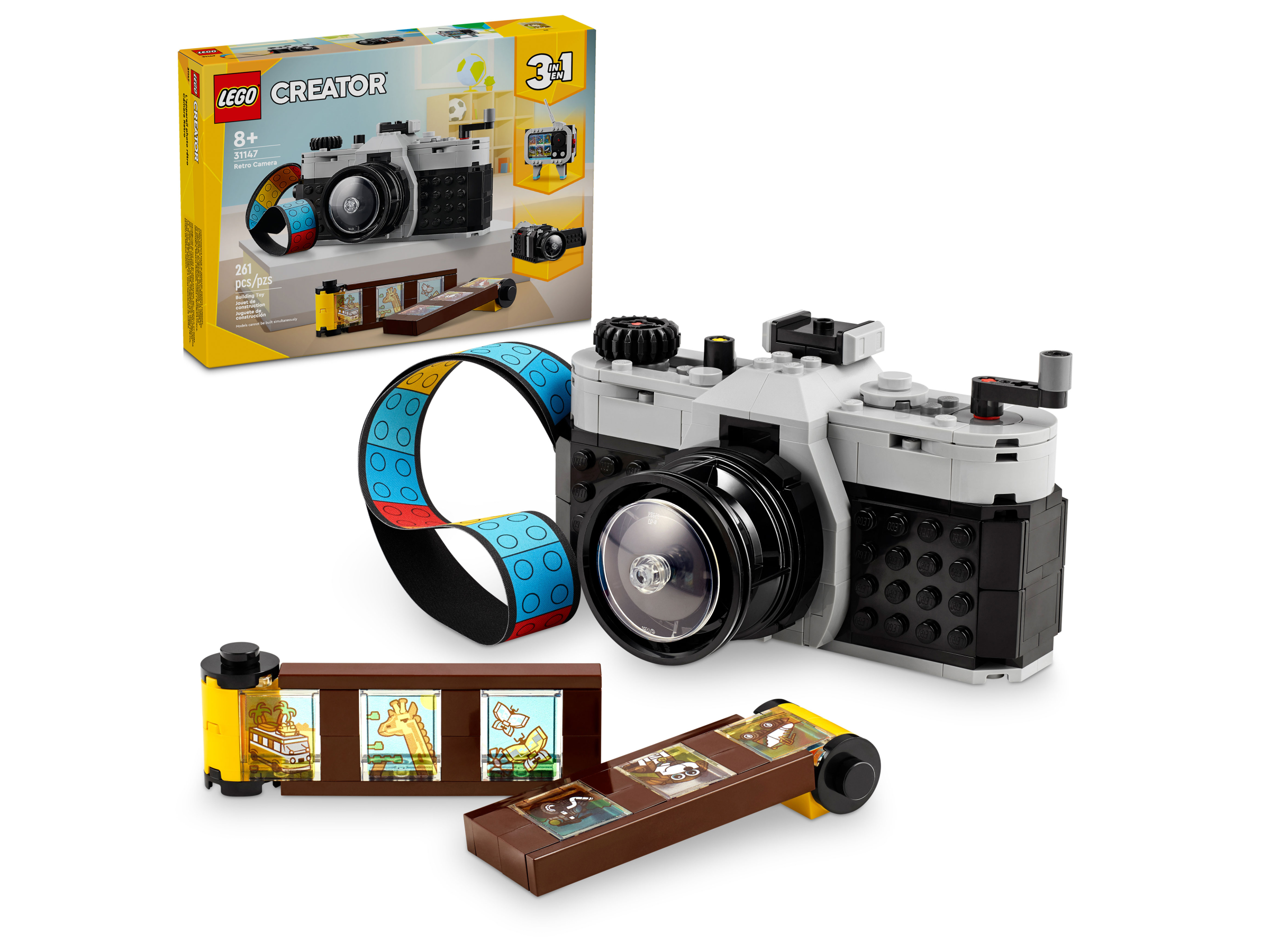 Ciondolo macchina fotografica con mattoncini LEGO originali - Gioie