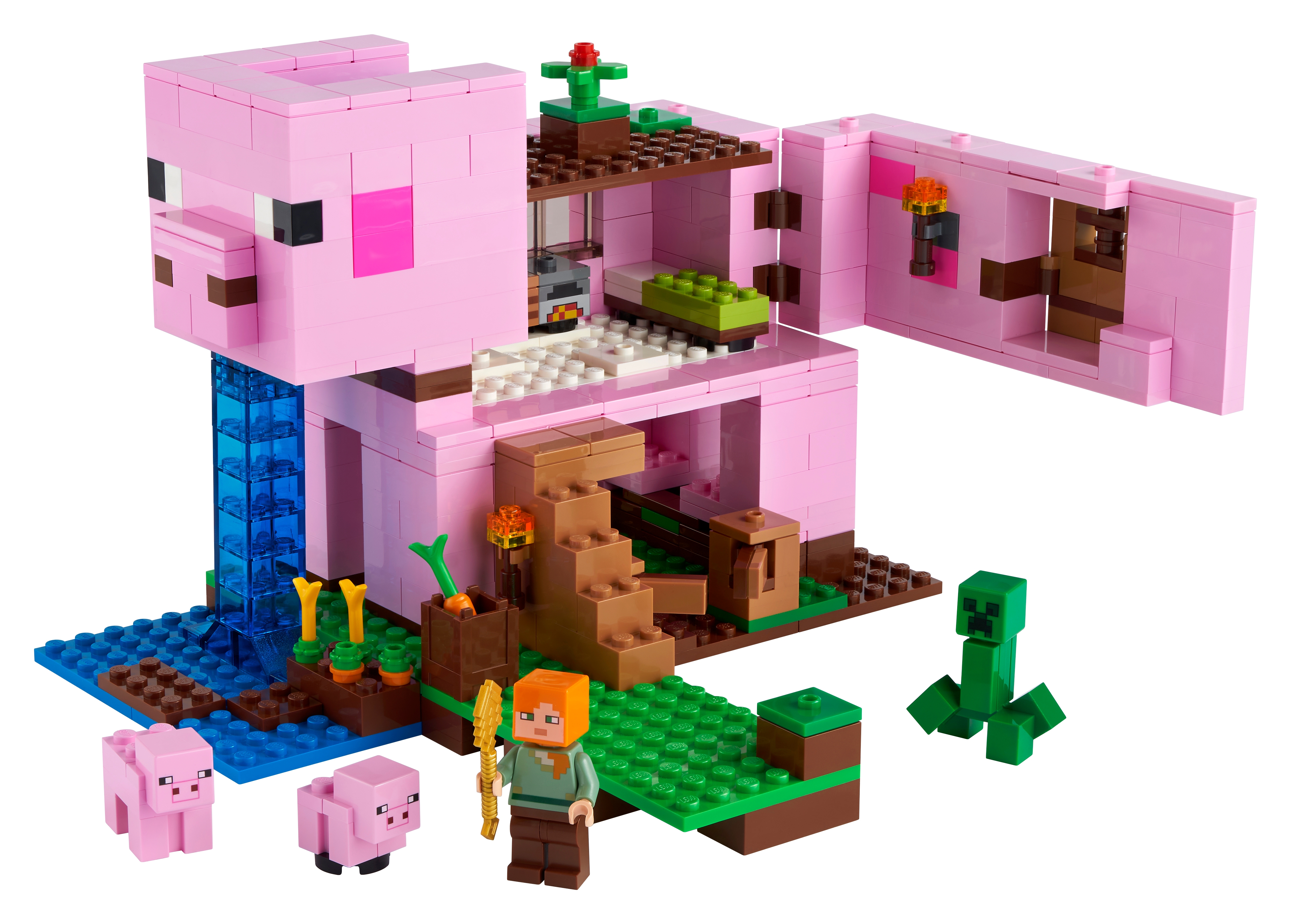 The Pig House 21170 | Minecraft® | Buy online at the LEGO® Shop US