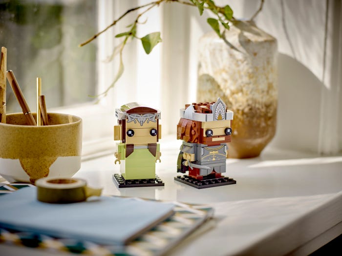 Minifiguras LEGO® Pareja personalizadas San Valentín