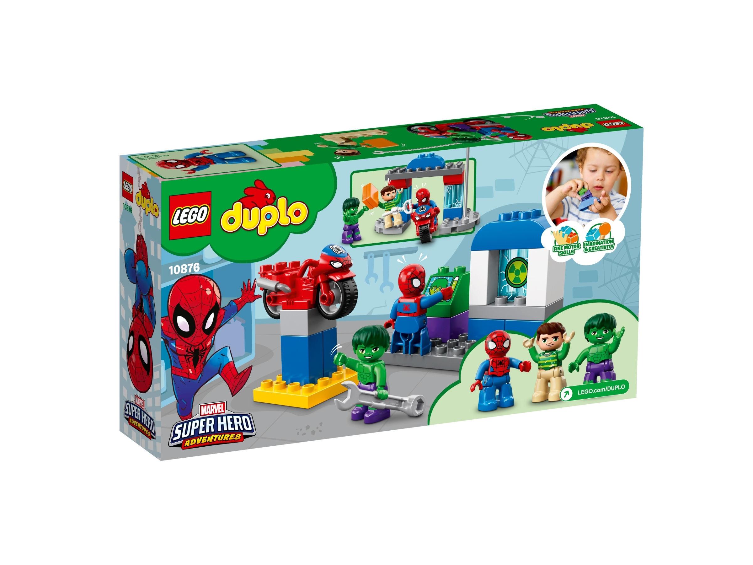 lego duplo spiderman and hulk