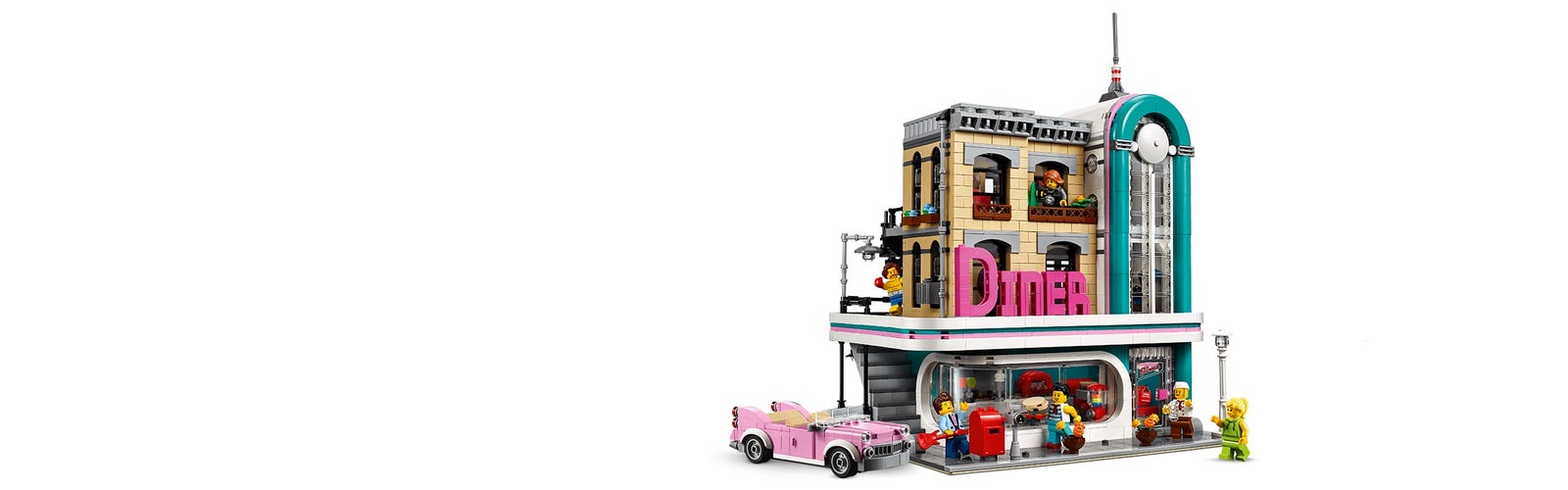Downtown Diner 10260 | Creator Expert | Buy at the LEGO® US