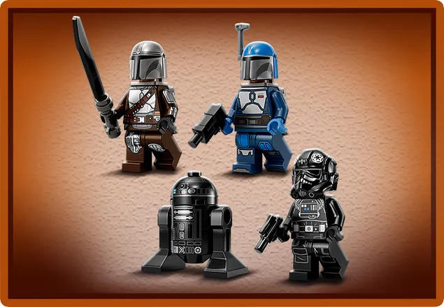 Le bombardier LEGO TIE est livré avec un joli Star Wars minifigure