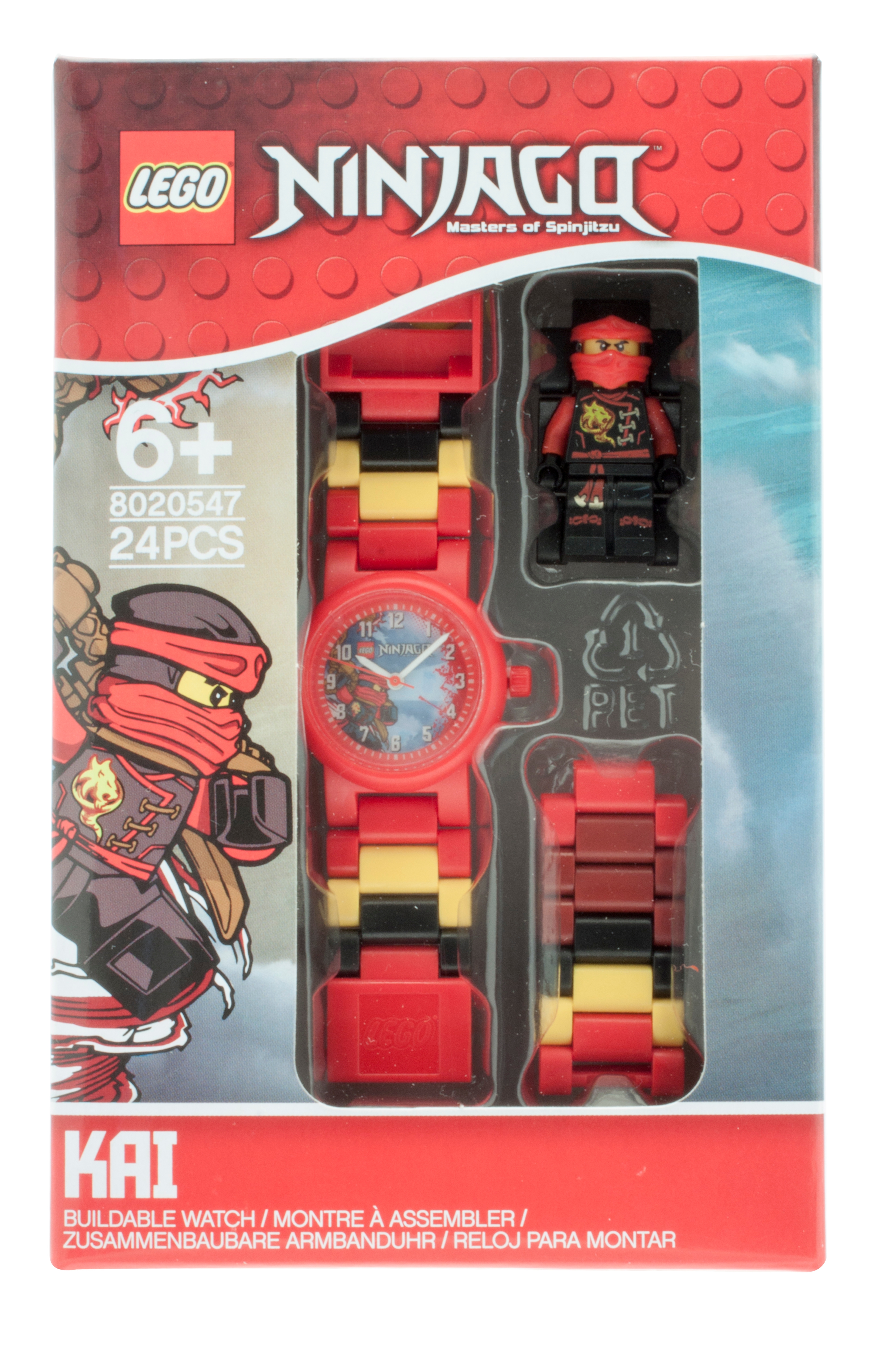 Lego Classic 8020189 Kids Minifigure Link Buildable Watch | Black/Yellow |  Plastic | 25mm case Diameter | Analogue Quartz | boy Girl : Amazon.in: Toys  & Games