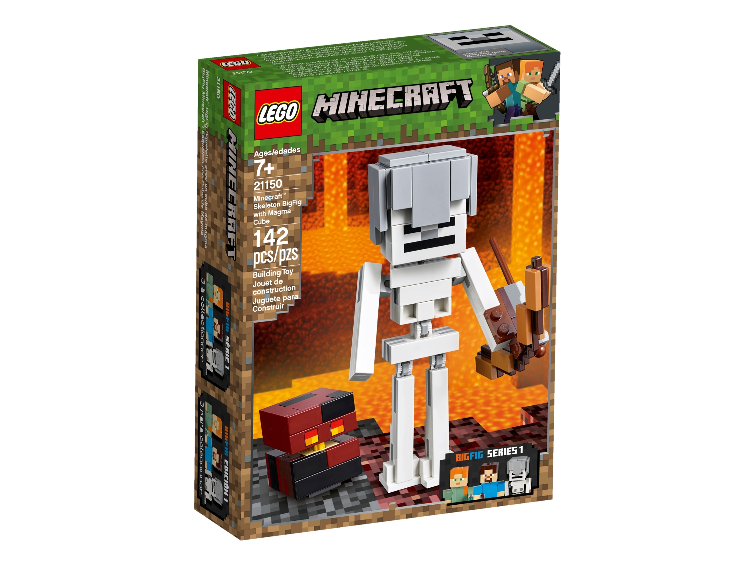 Skeleton Bigfig With Magma Cube Minecraft Buy Online At The Official Lego Shop Sg