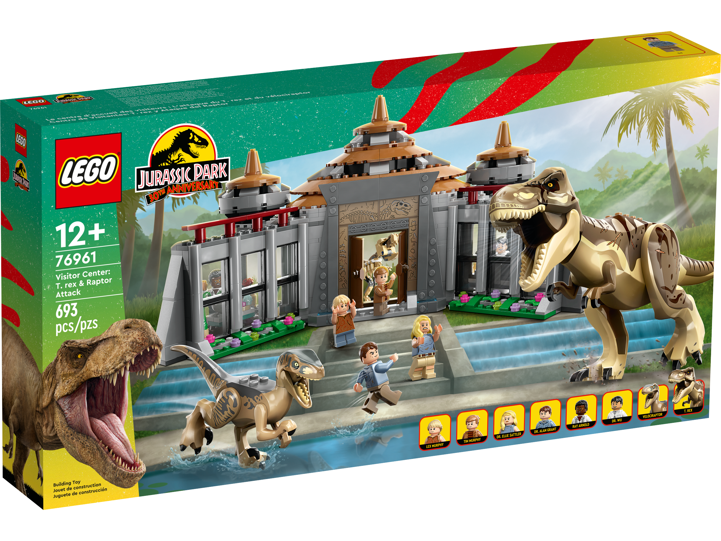 Centro de Visitantes: T. rex y Ataque del Raptor 76961, Jurassic World™