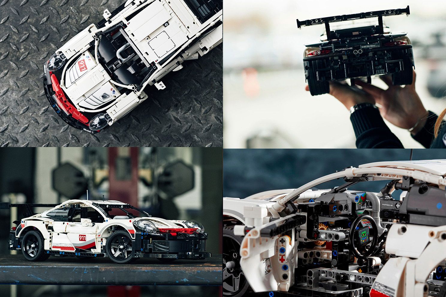 lego white porsche 911