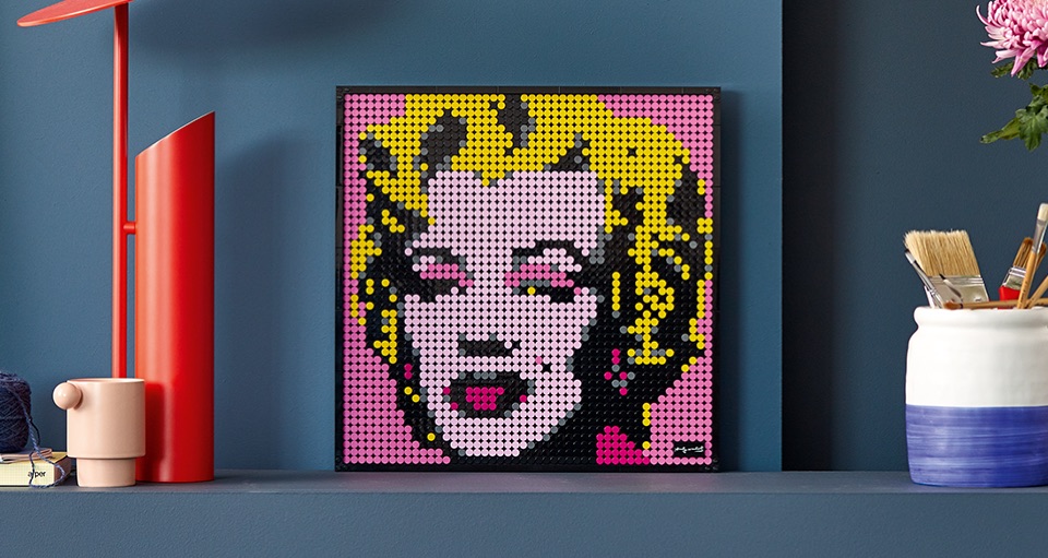 lego andy warhol