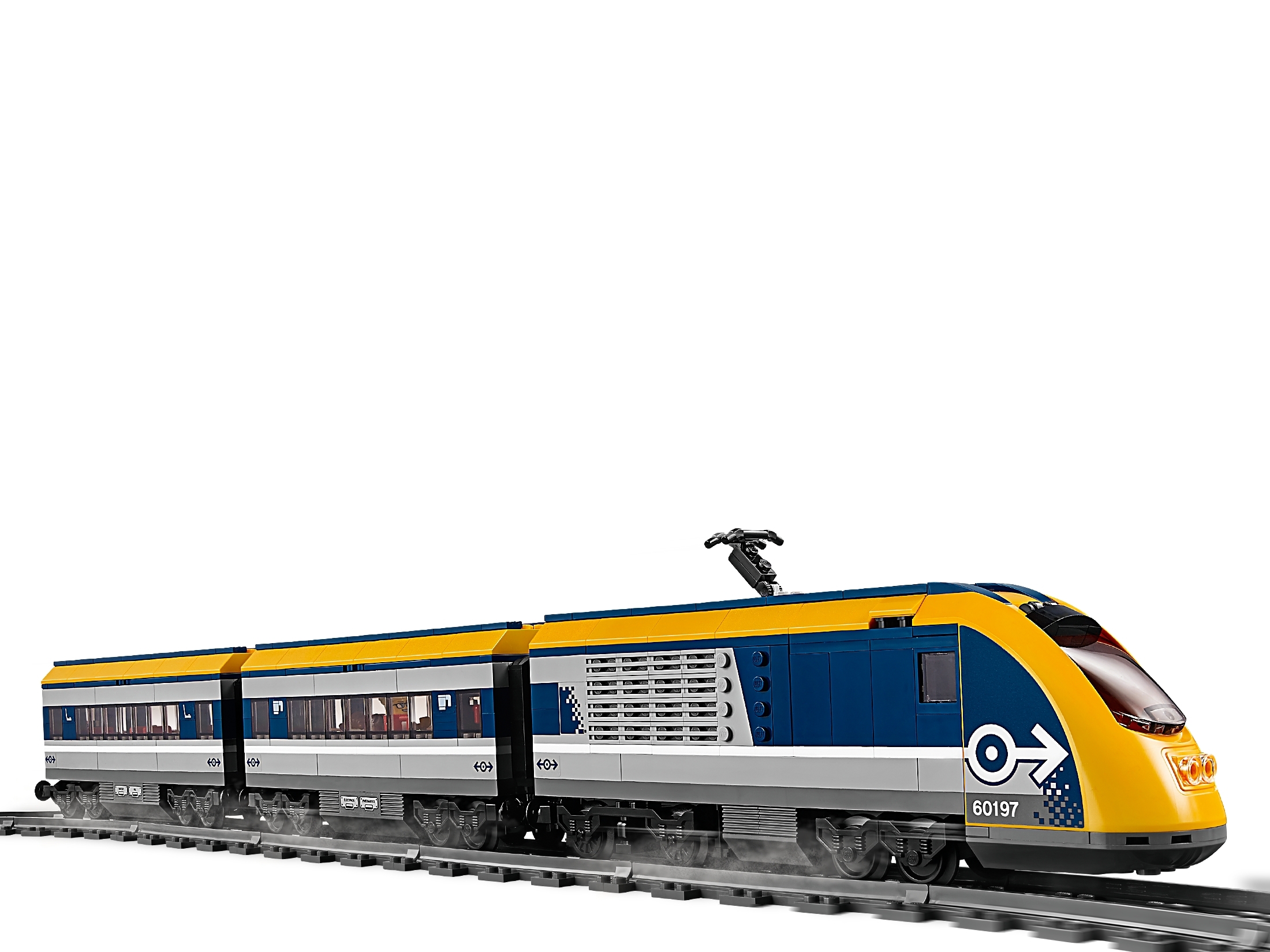 LEGO City Pack Trains : Inclut La Gare (60335), Le Train de Voyageurs  Express (60337) et des Rails (60205), pour Créer Un Ensemble Ferroviaire  Télécommandé Complet, pour Enfants, Garçons et Filles 