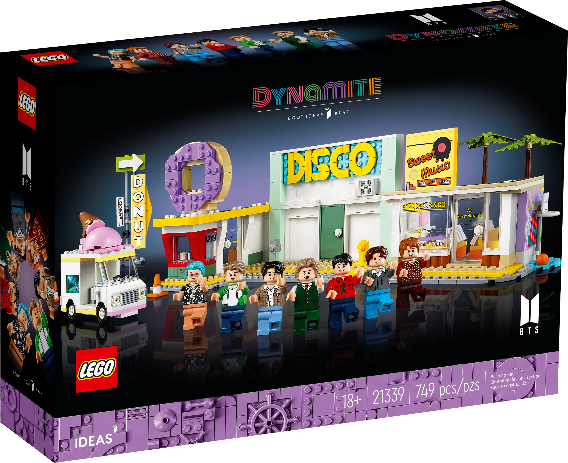 BTS Dynamite 21339 | Ideas | Buy online at the Official LEGO® Shop GB