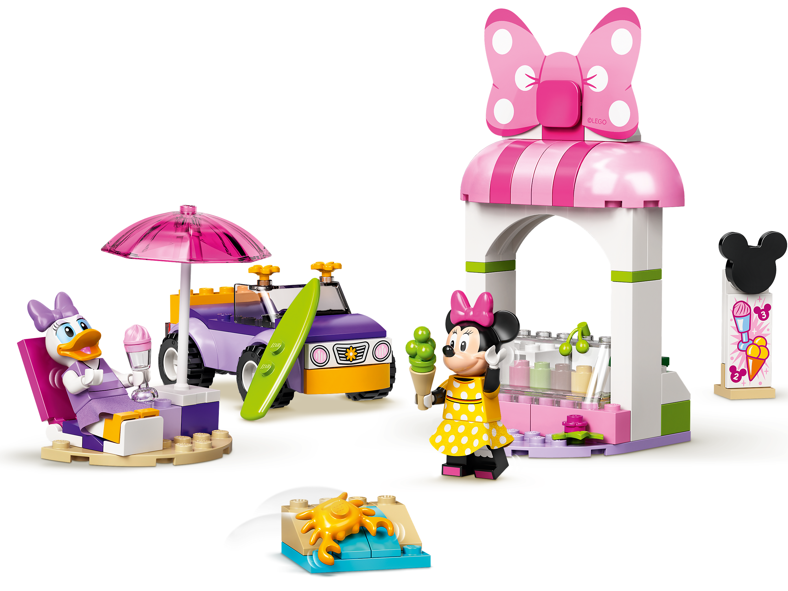 Minnie Mouse S Ice Cream Shop Disney Buy Online At The Official Lego Shop Us