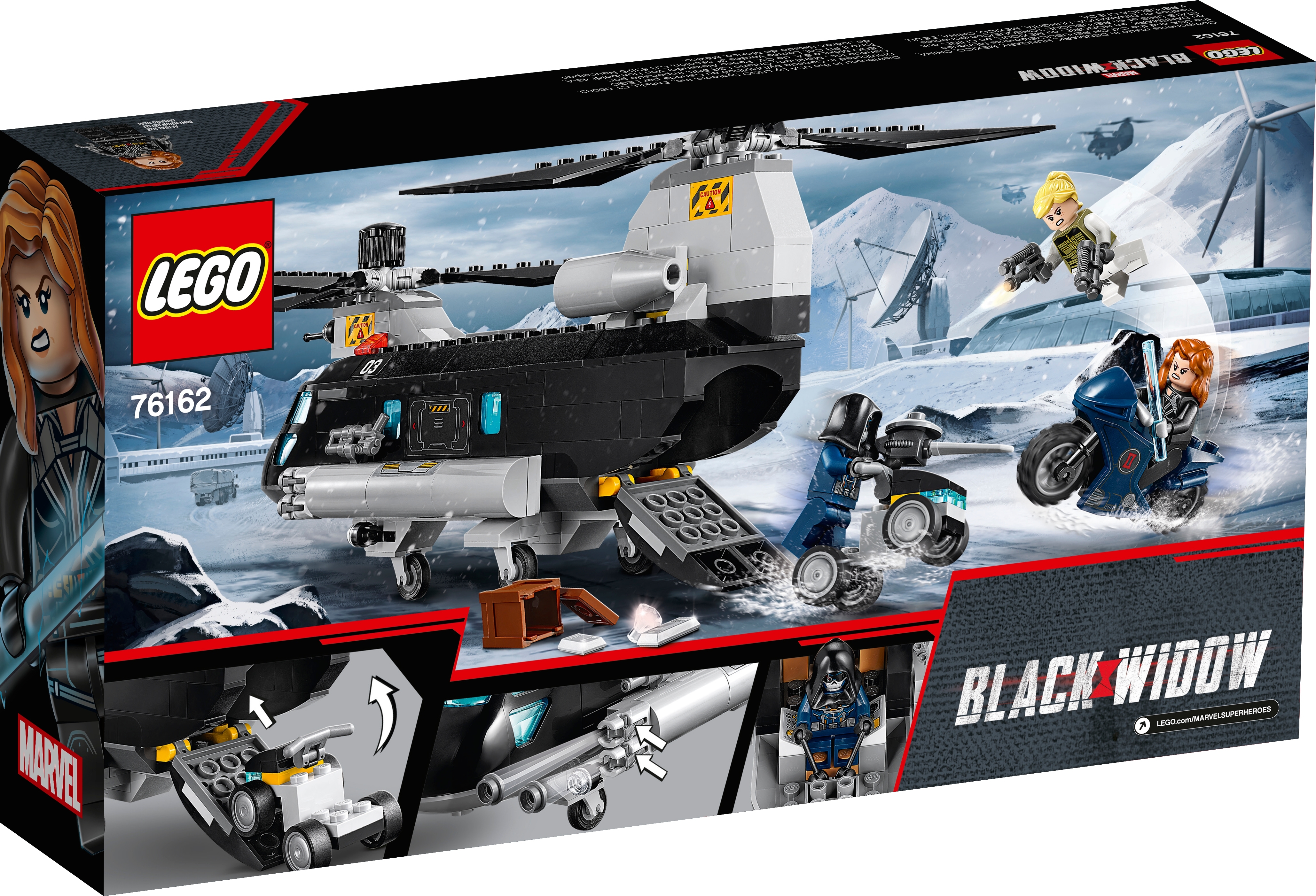 Widow's Helicopter Chase 76162 | Marvel | Buy online at Official LEGO® Shop US