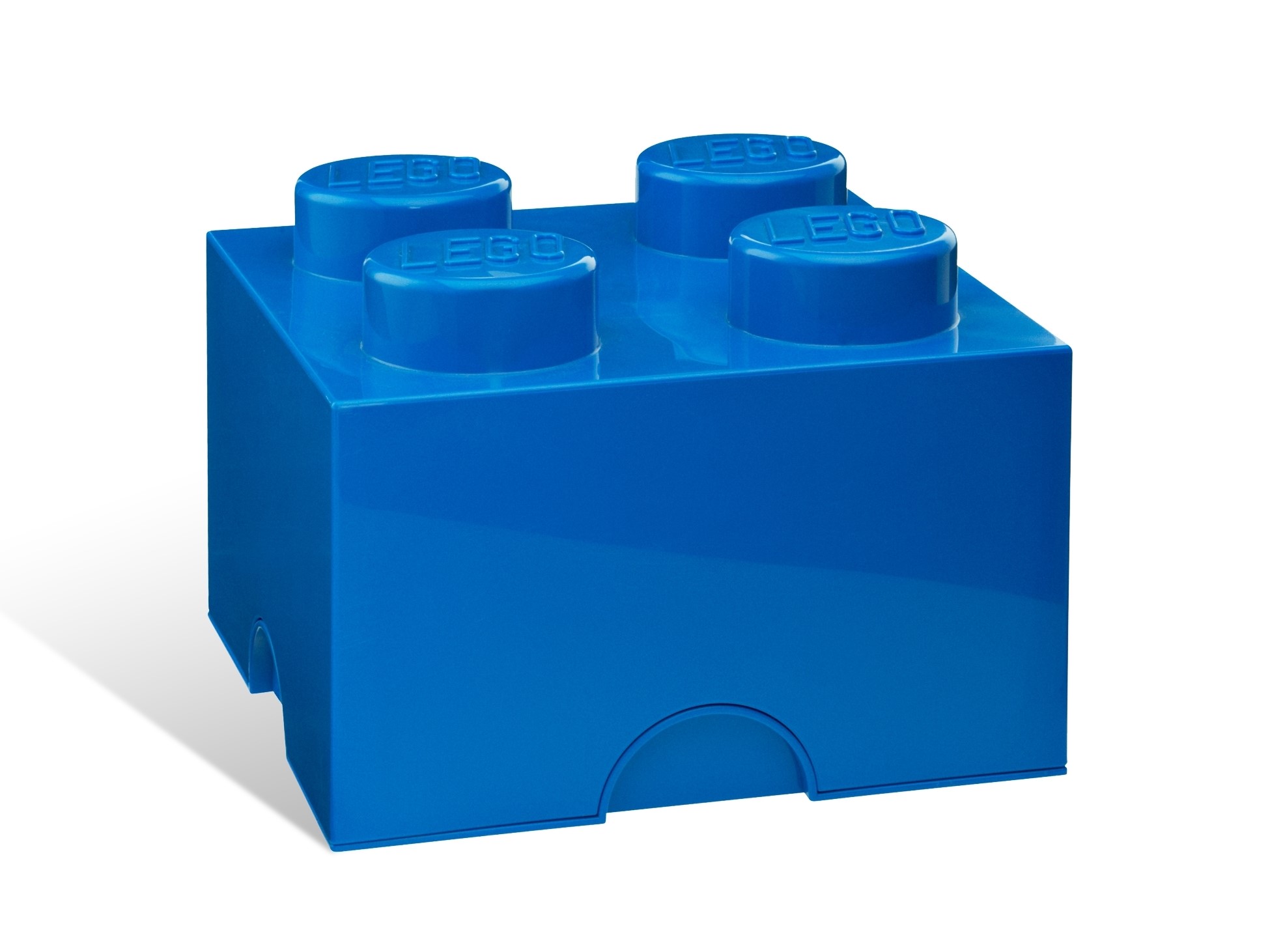 Lego Bright Blue Storage Brick 4