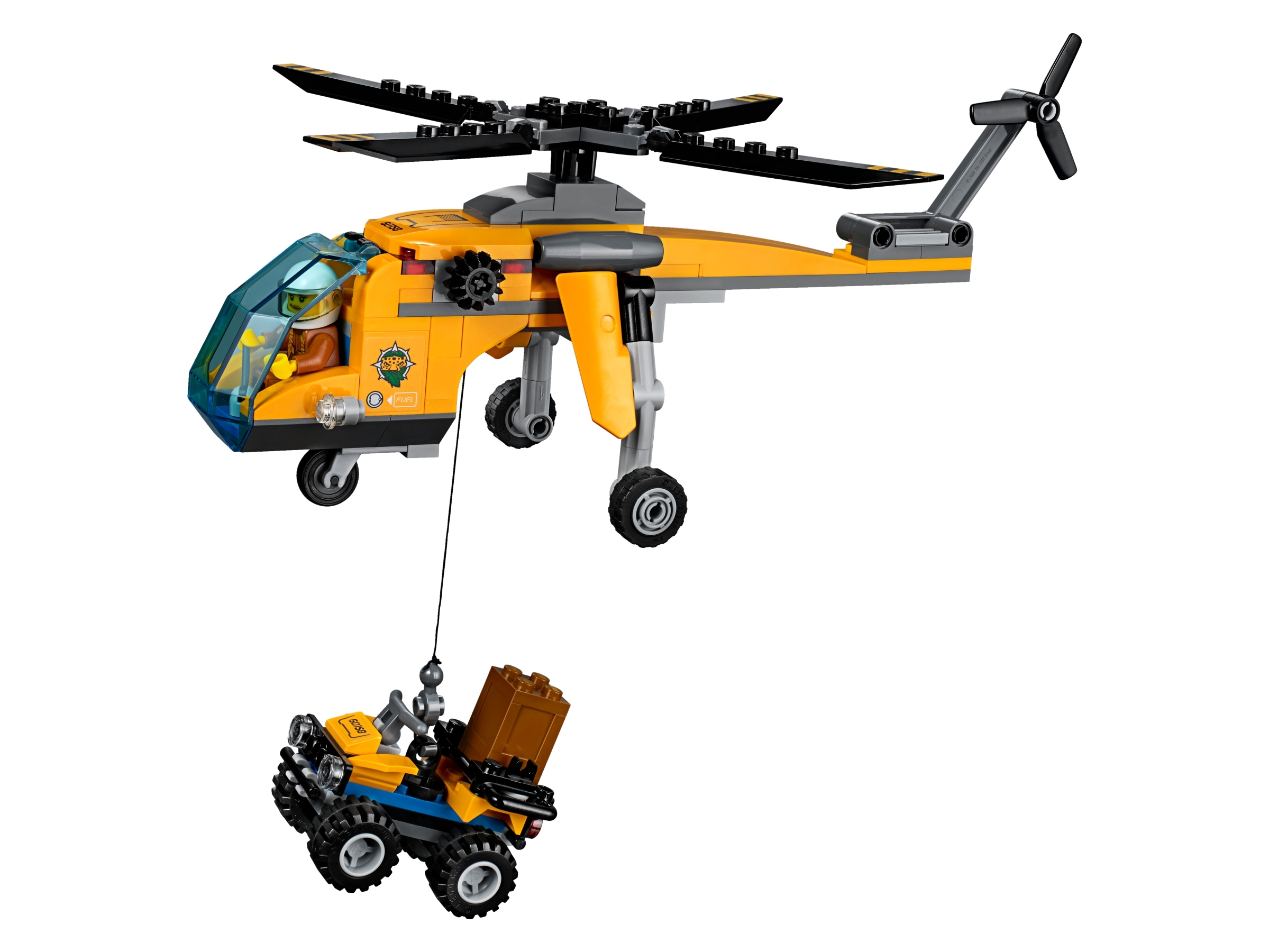 lego city 60158 jungle cargo helicopter