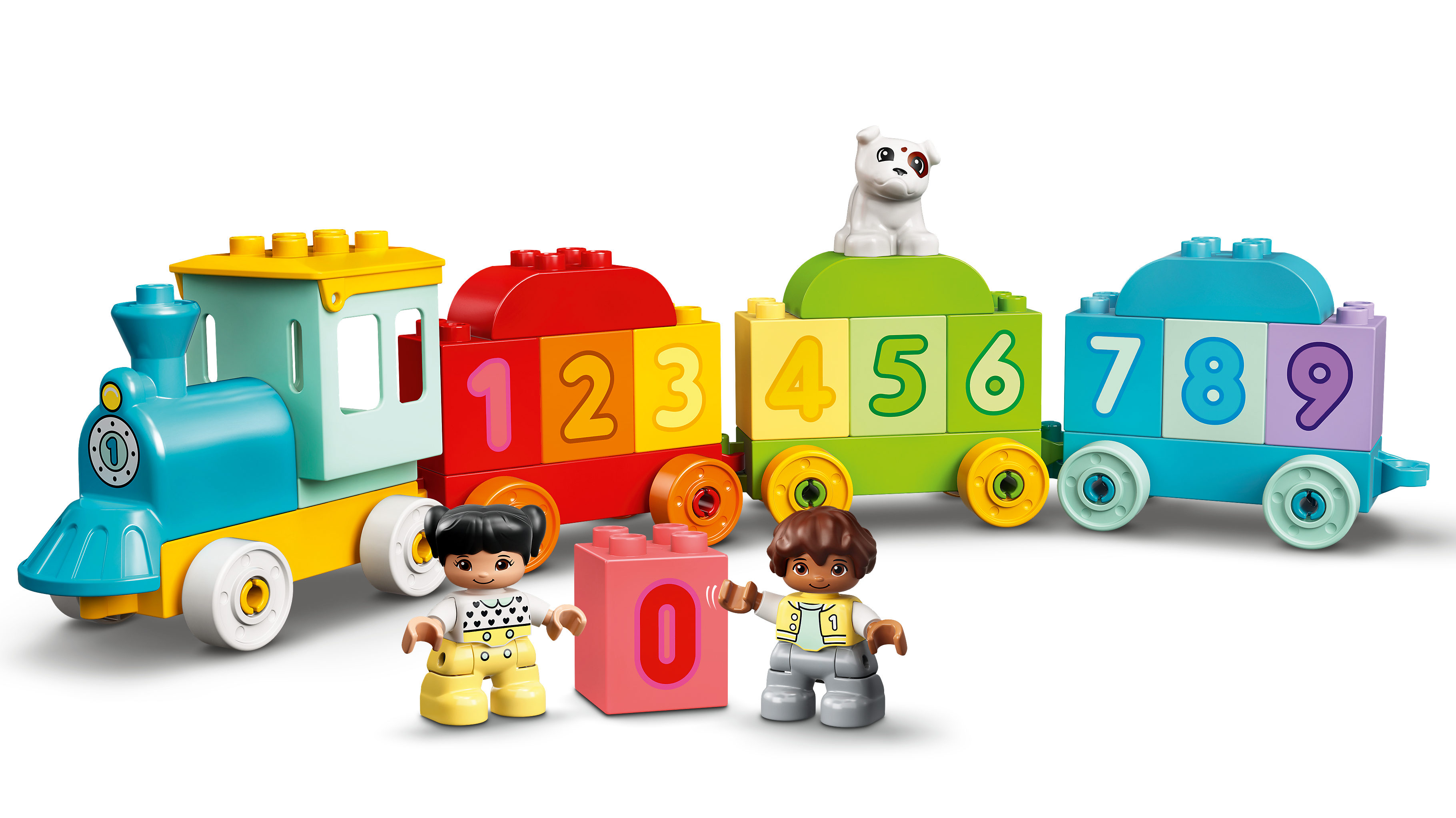 LEGO DUPLO My First Number Train Toy with Bricks for Learning Numbers,  Preschool Educational Toys for 1.5-3 Year Old Toddlers, Girls & Boys, Early