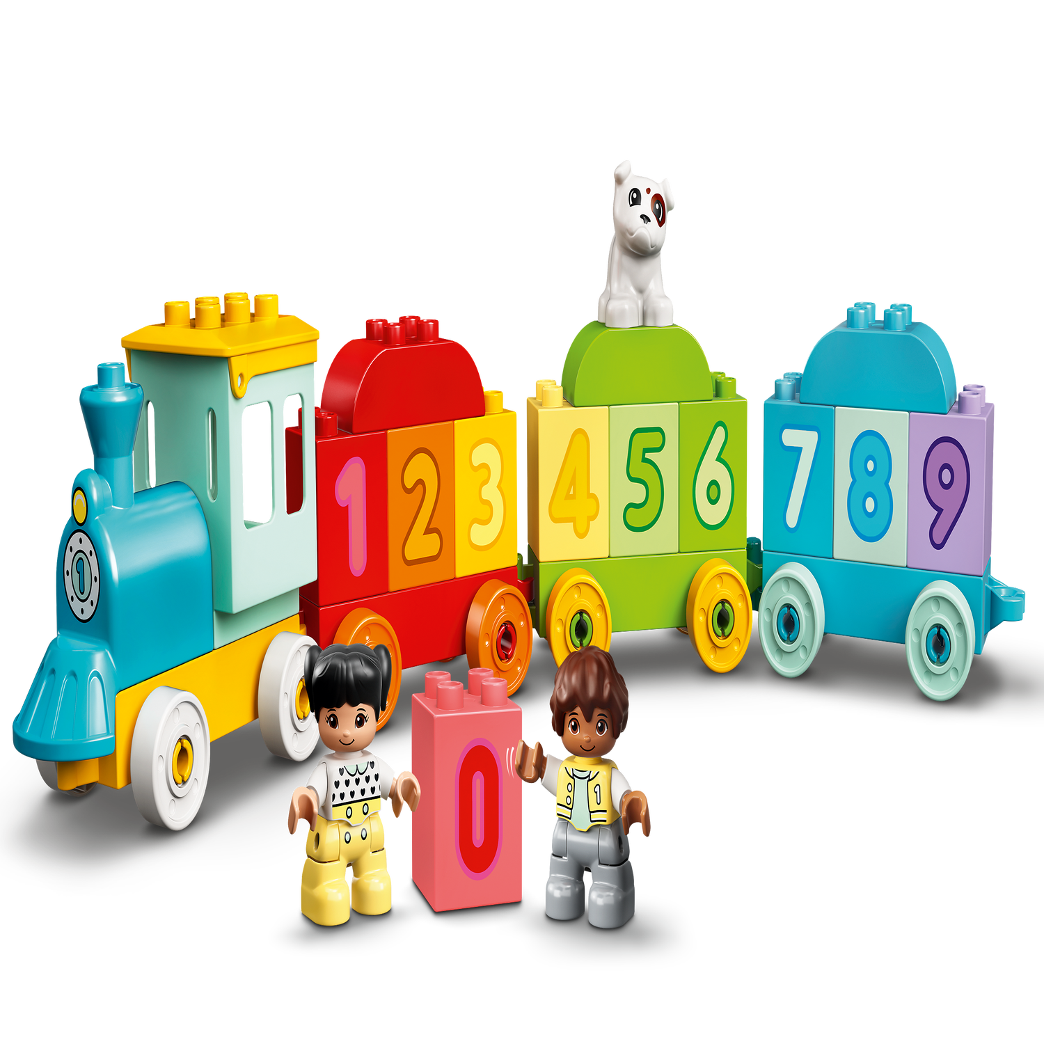 LEGO DUPLO Le train des chiffres - Apprendre à compter 10954 LEGO : la  boite à Prix Carrefour