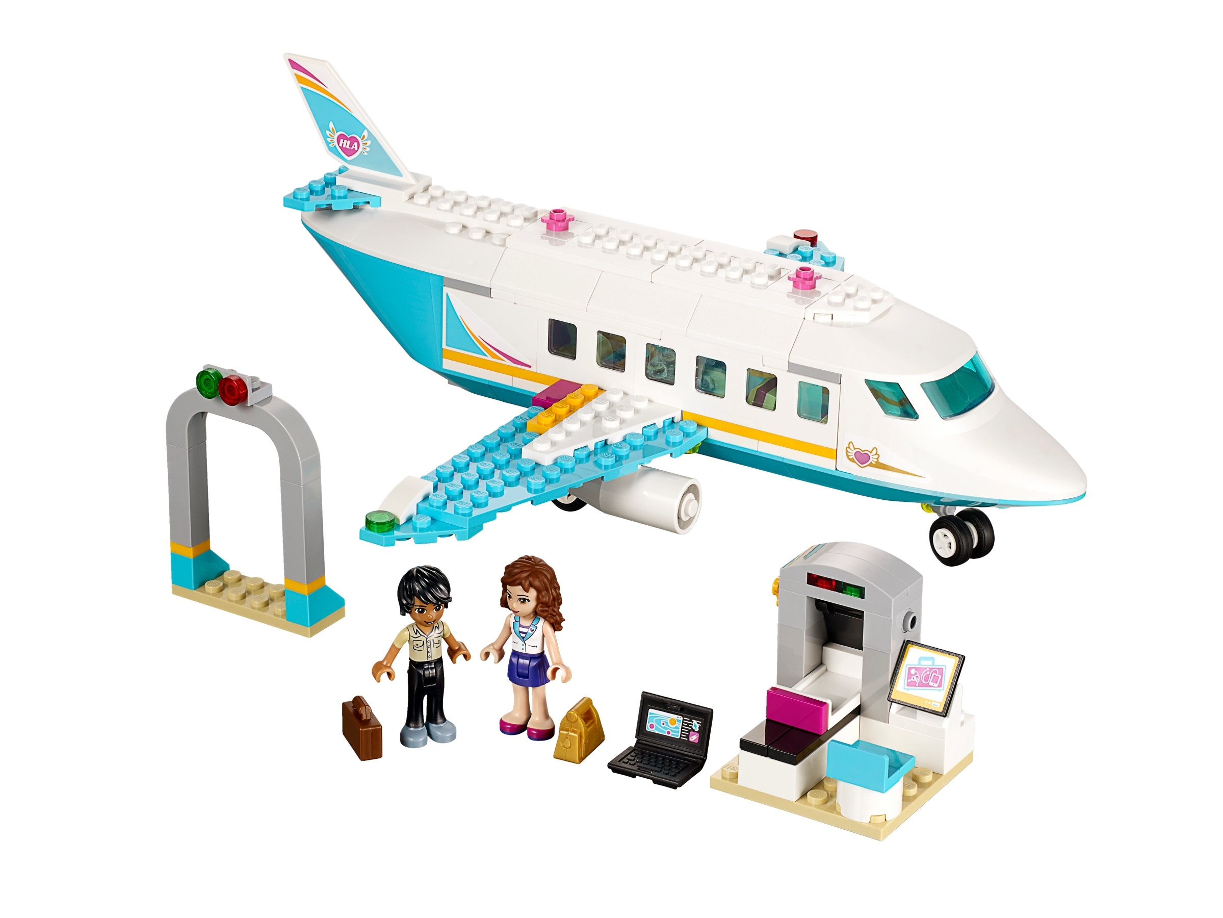 lego friends aeroplane set
