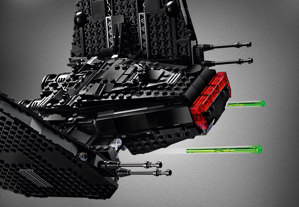 lego star wars 75256 kylo ren's shuttle