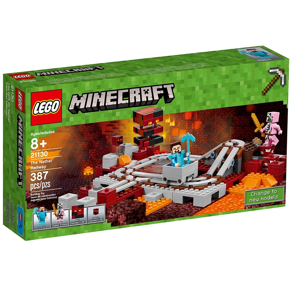 The Nether Railway Minecraft Buy Online At The Official Lego Shop Us