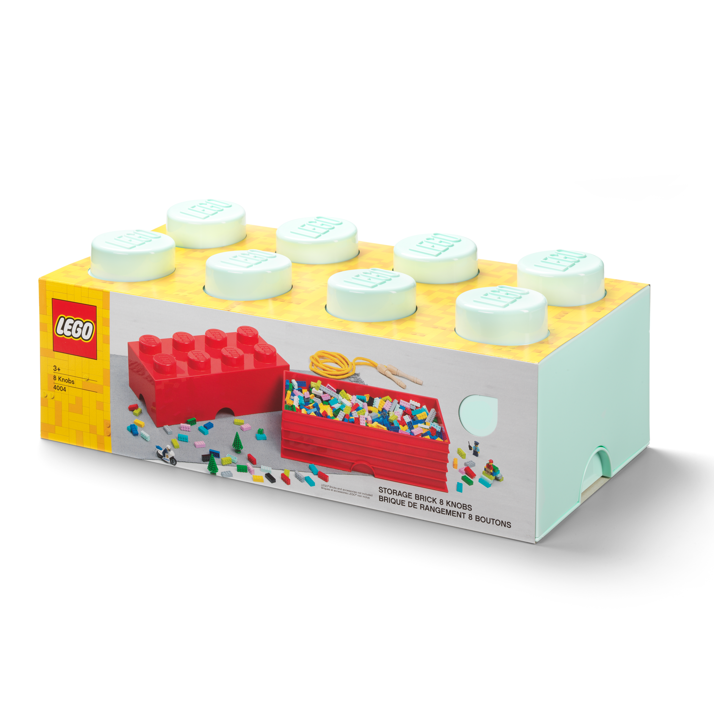 LEGO Storage Brick Boîte de Rangement vert clair x1 
