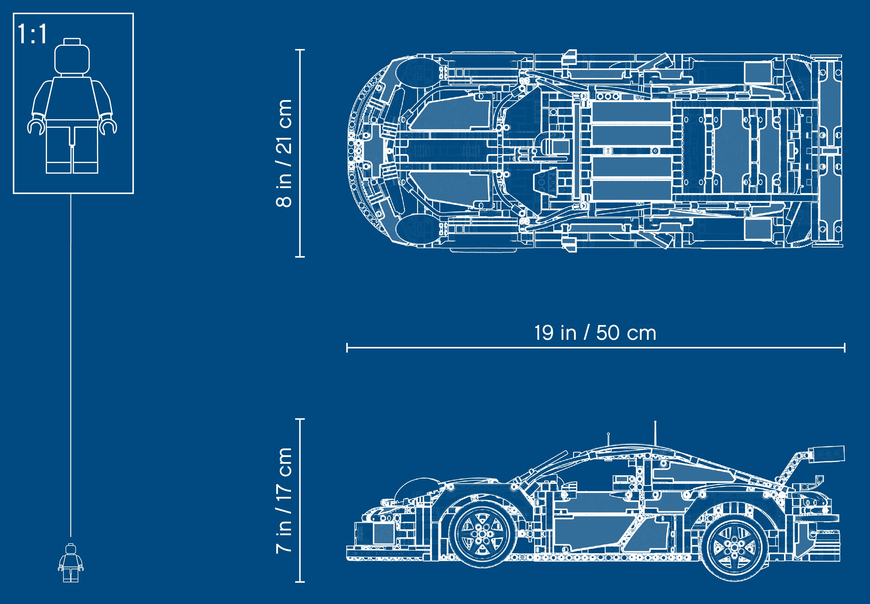 LEGO Technic Porsche 911 RSR Sports Car