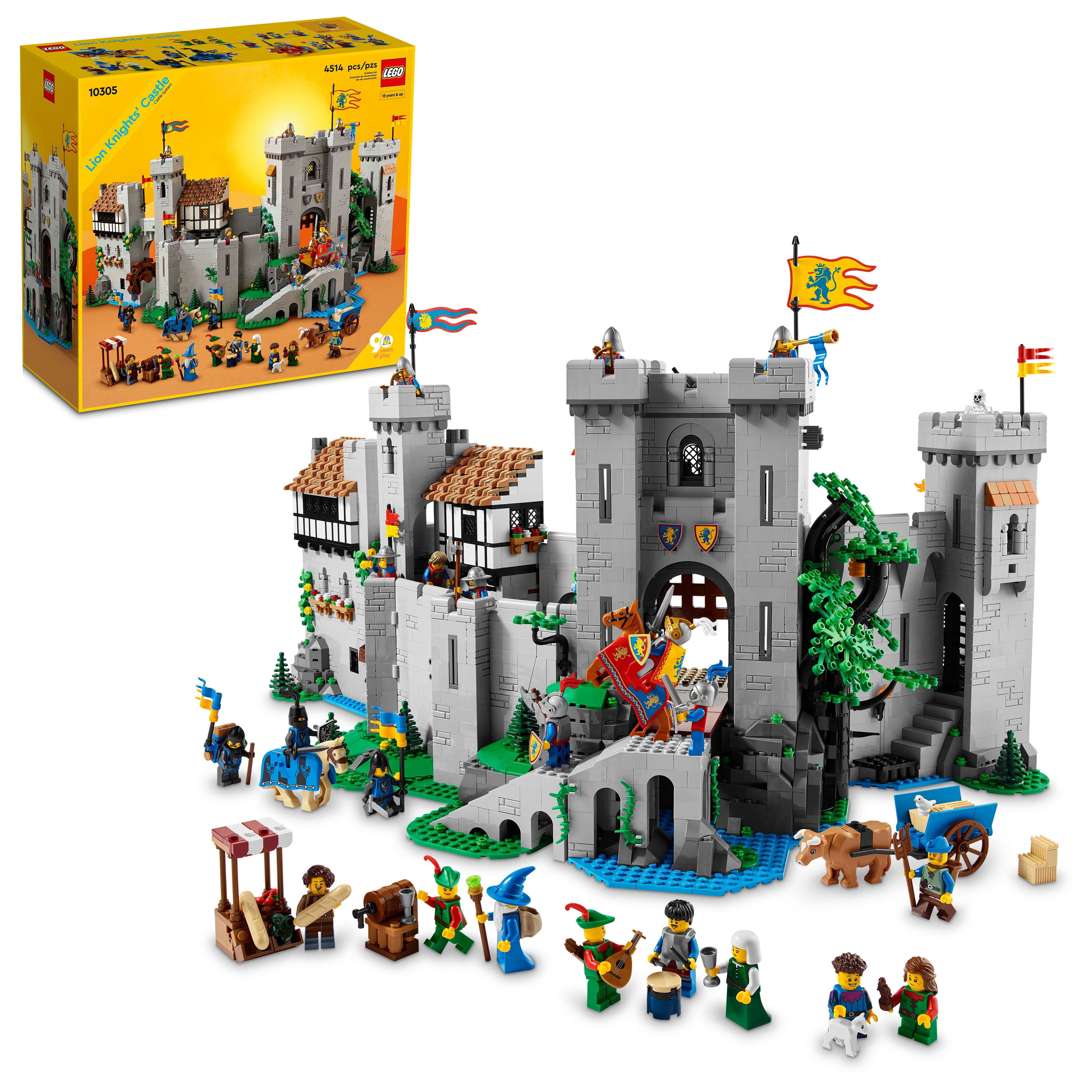 Kolonel Dankzegging Populair Lion Knights' Castle 10305 | LEGO® Icons | Buy online at the Official LEGO®  Shop US