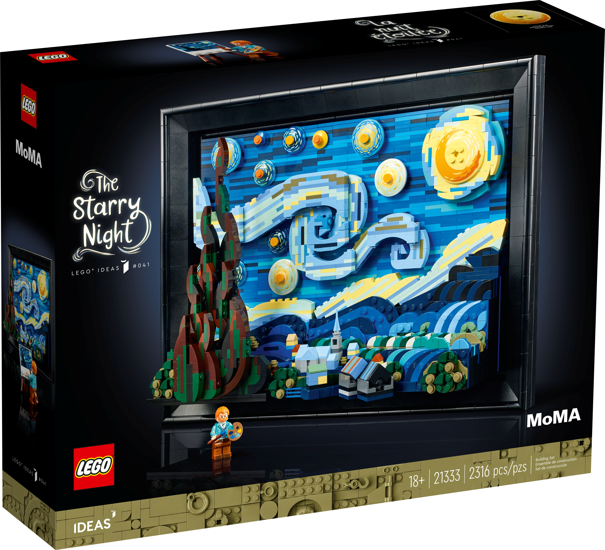 Vincent van Gogh - The Starry Night 21333 | Ideas | Buy online at the  Official LEGO® Shop US