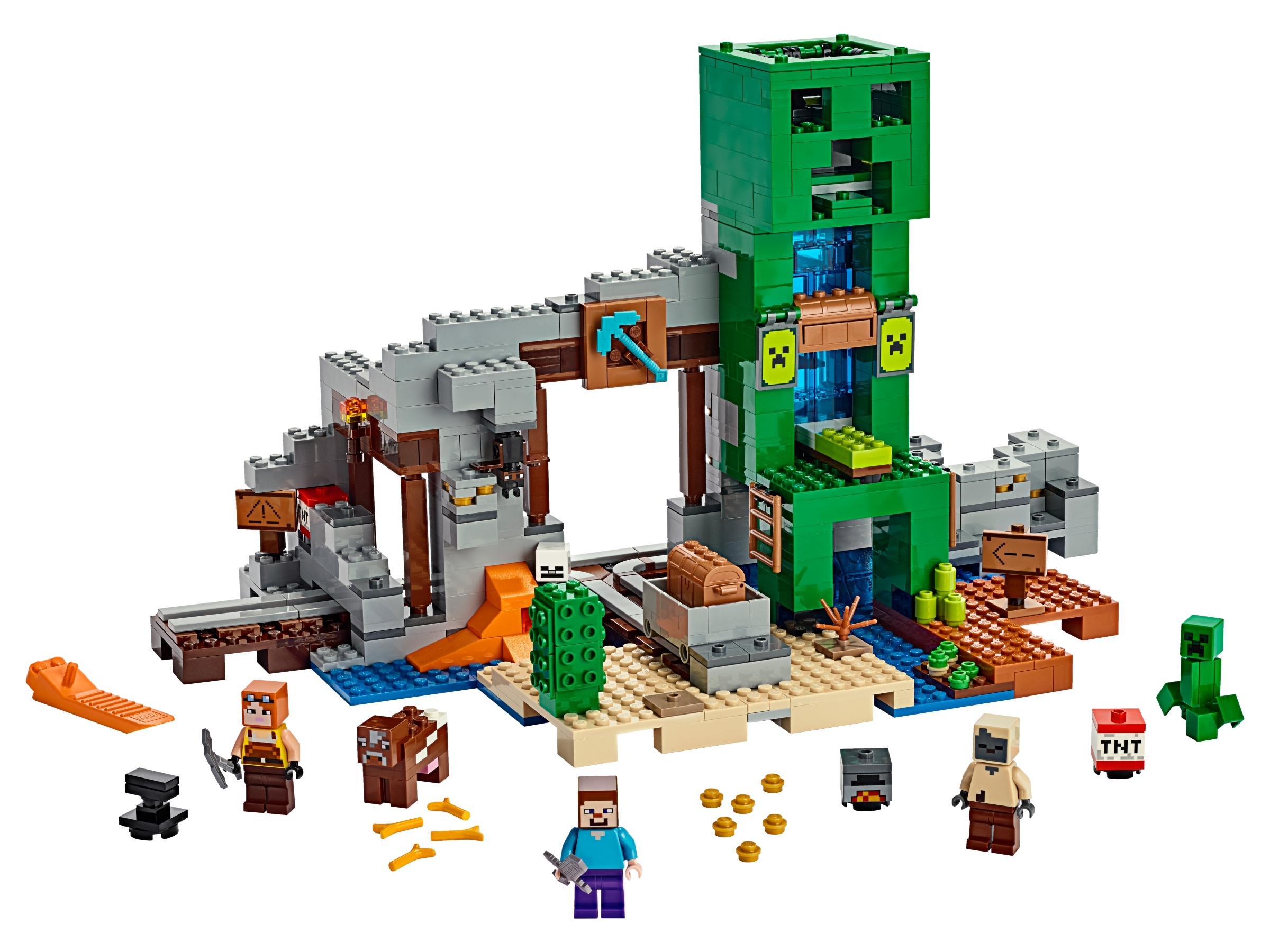 The Creeper Mine Minecraft Buy Online At The Official Lego Shop Us