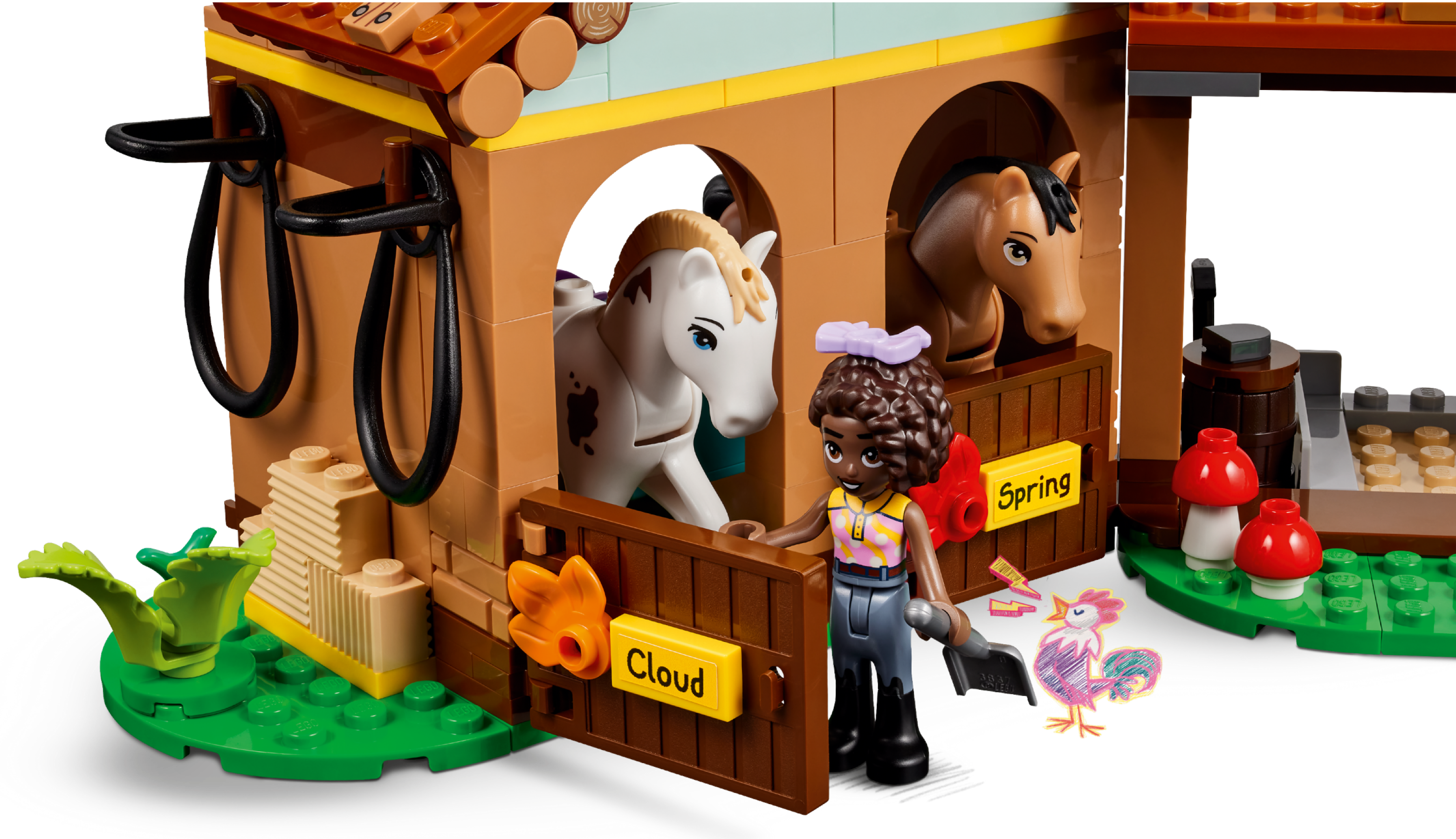 LEGO Friends 41745 L'Écurie d'Autumn, Jouet avec Chevaux, Carrosse