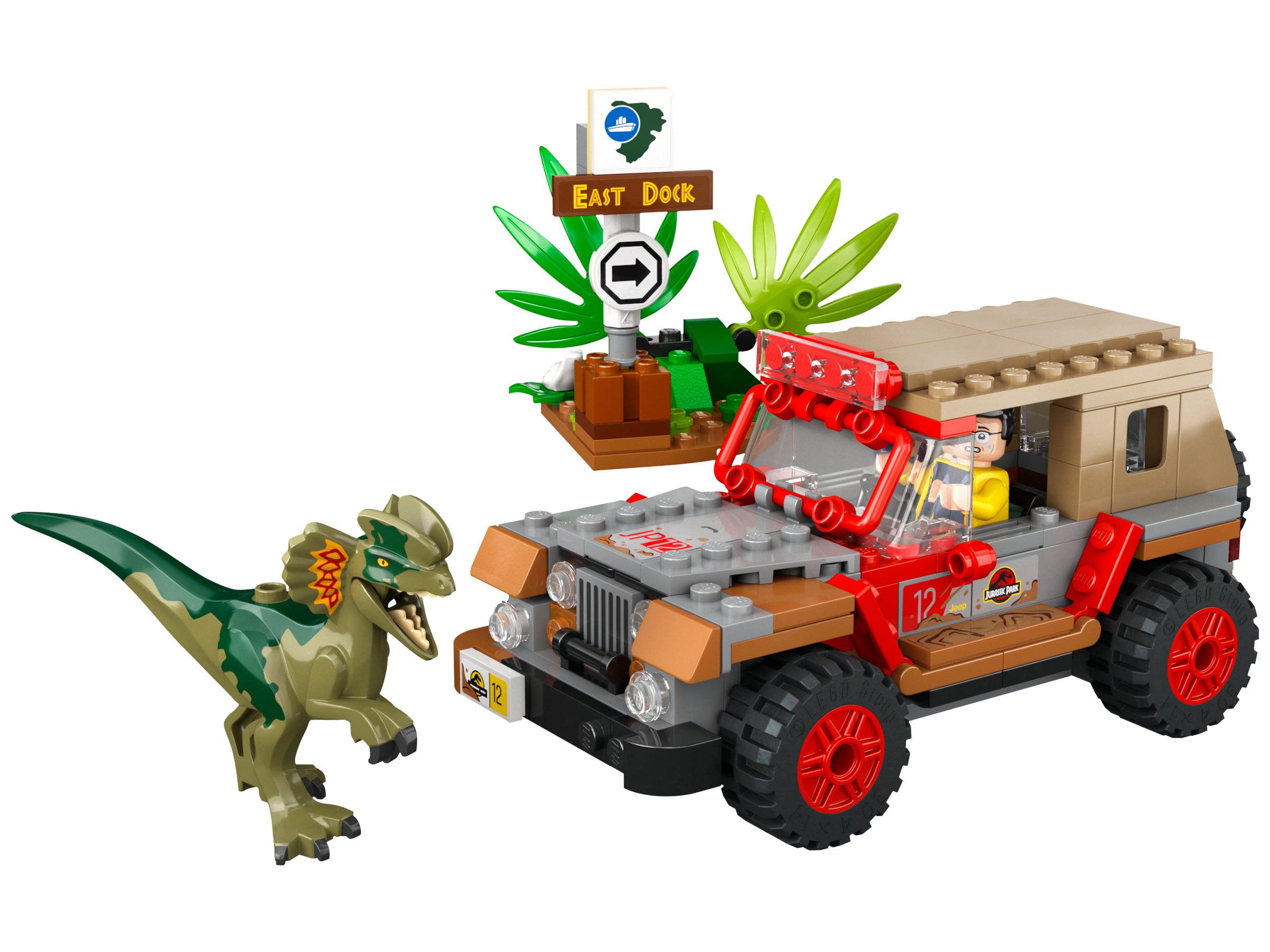 Dilophosaurus Ambush 76958 | Jurassic World™ | Buy online at the Official LEGO® US