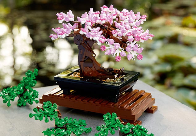 Lego Lot de 3 pièces : 10280 Bouquet, bonsaï 10281 et fleur oiseau de  paradis 10289