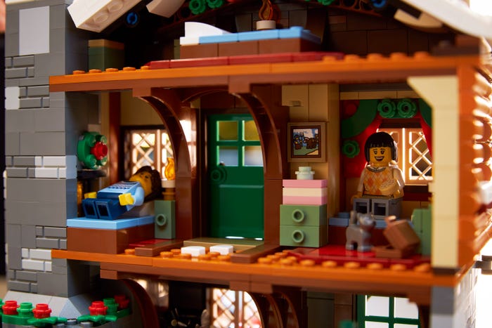 Setting up our LEGO Winter Village Scene - The Family Brick