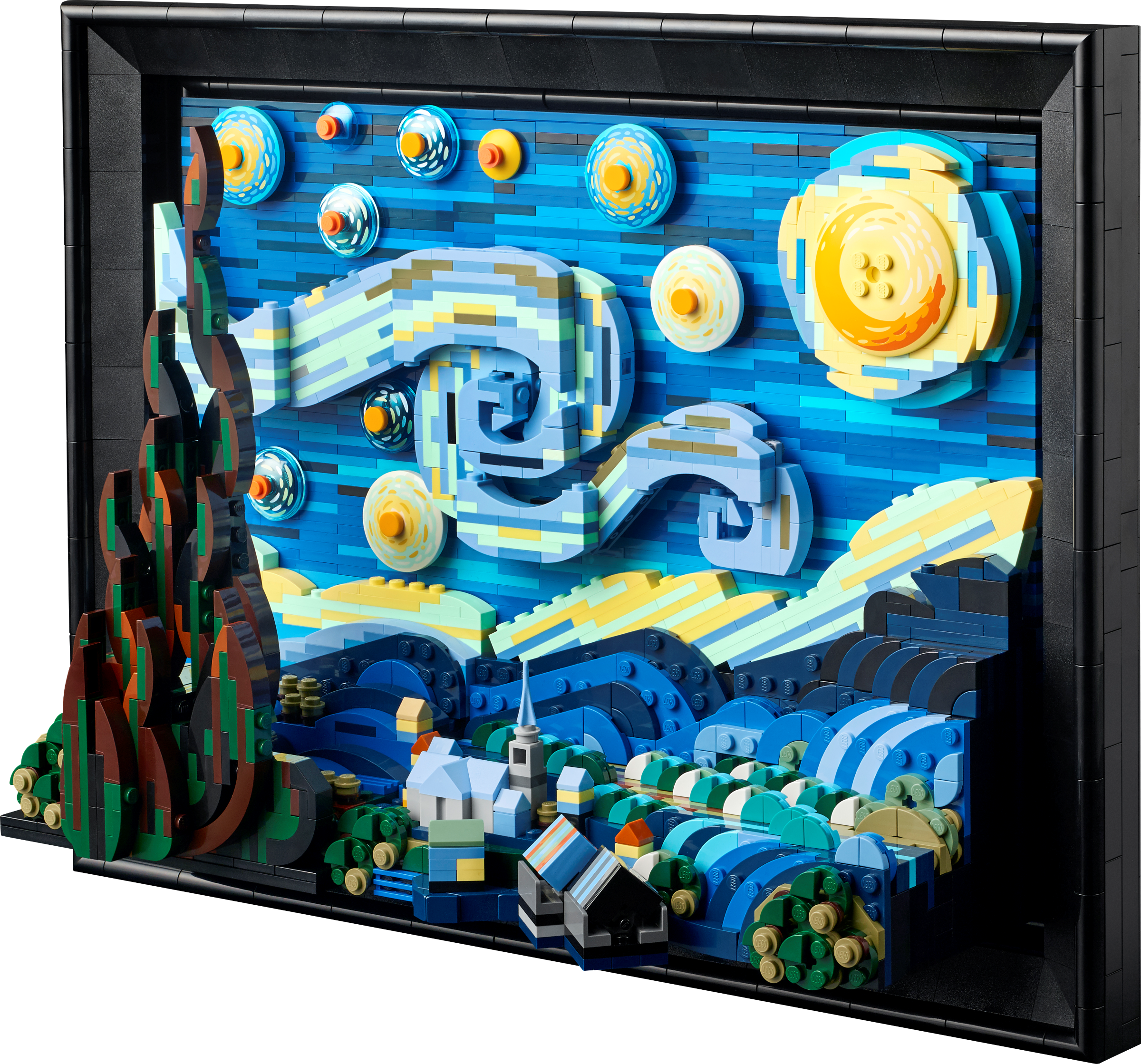 LEGO : reproduisez la toile « La nuit étoilée » de Van Gogh