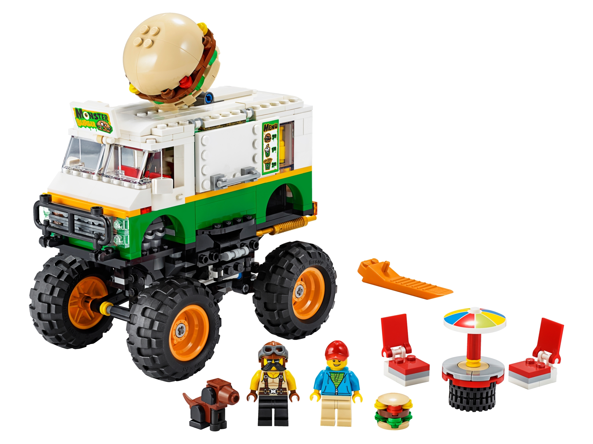 burger truck toy