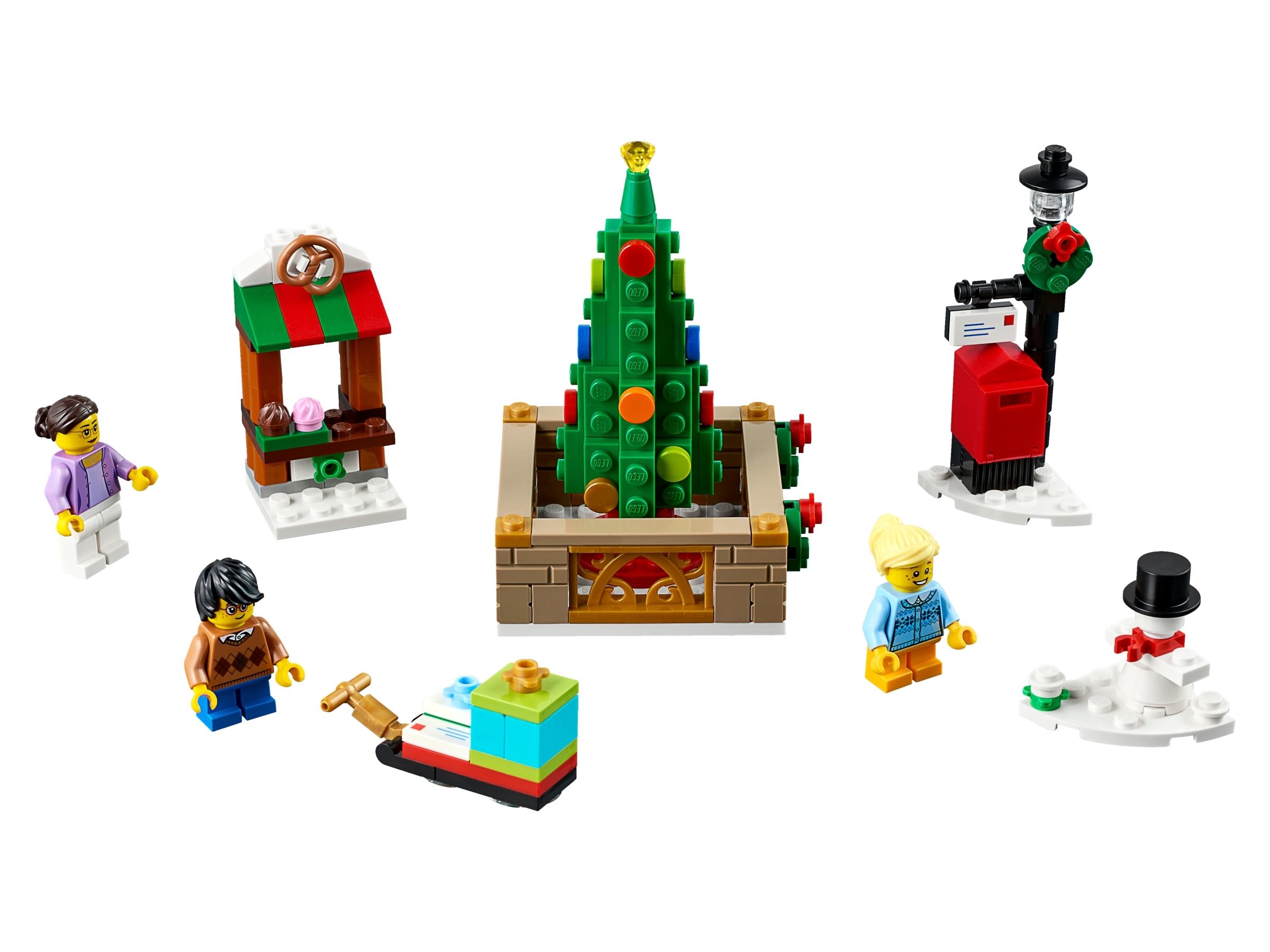 lego 40263 christmas town square