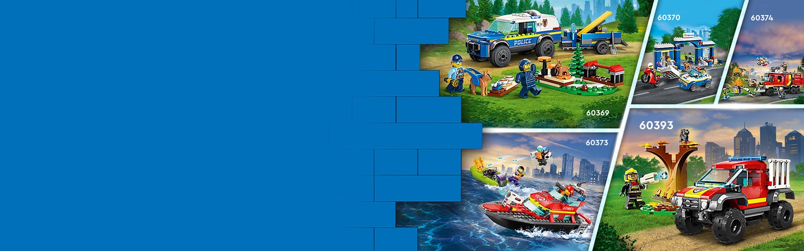LEGO 60393 Sauvetage en tout-terrain des pompiers (City) (Pompiers