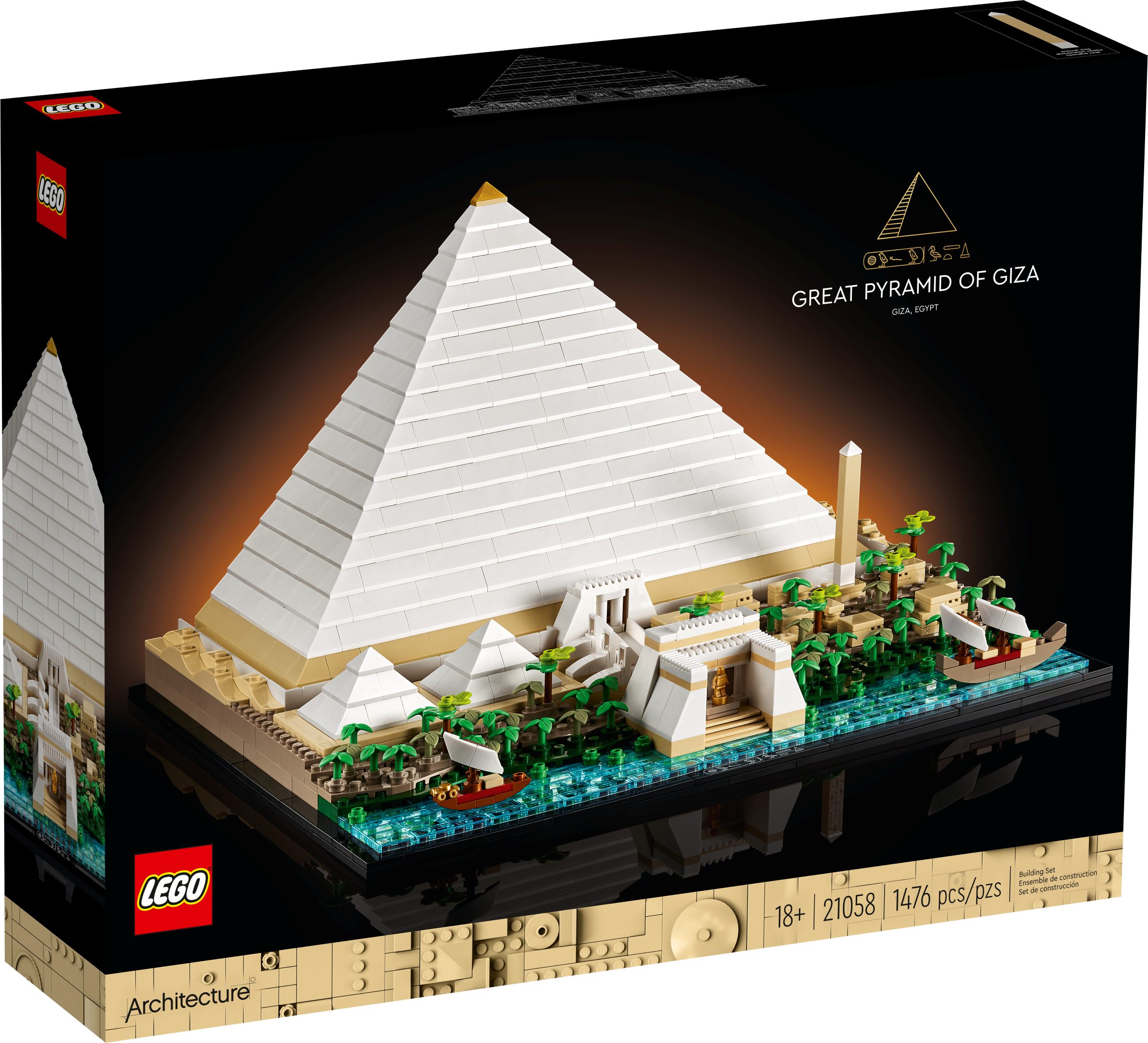 Official Architecture Pyramid Great at of | | online the Giza 21058 Buy Shop LEGO® US